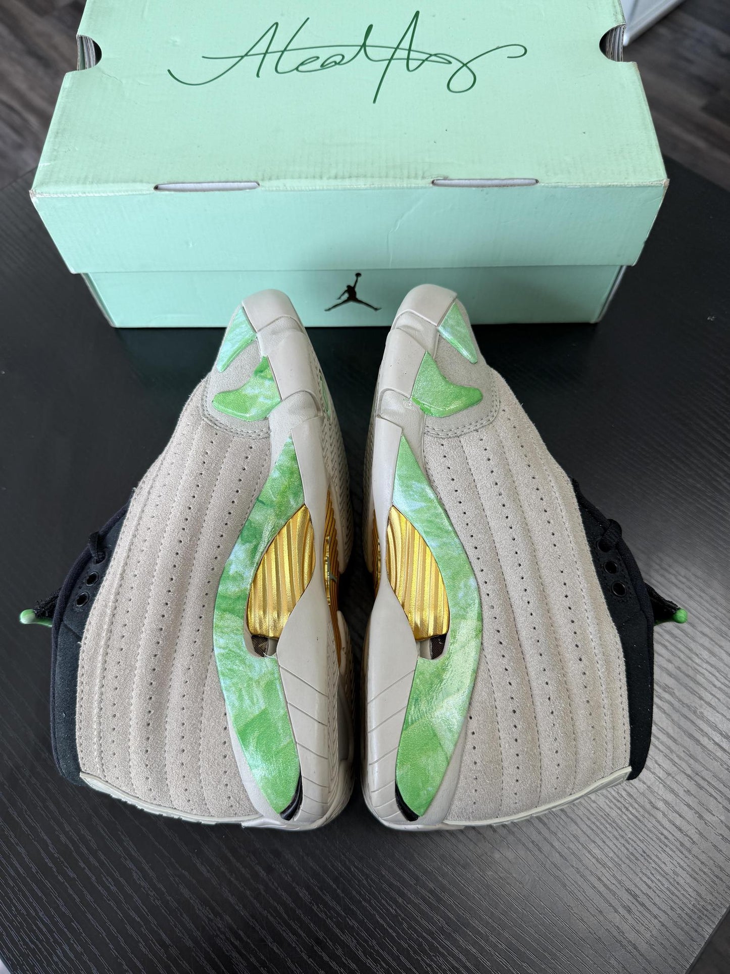 Jordan 14 x Aleali May "Fortune" Used Size 4Y/5.5W