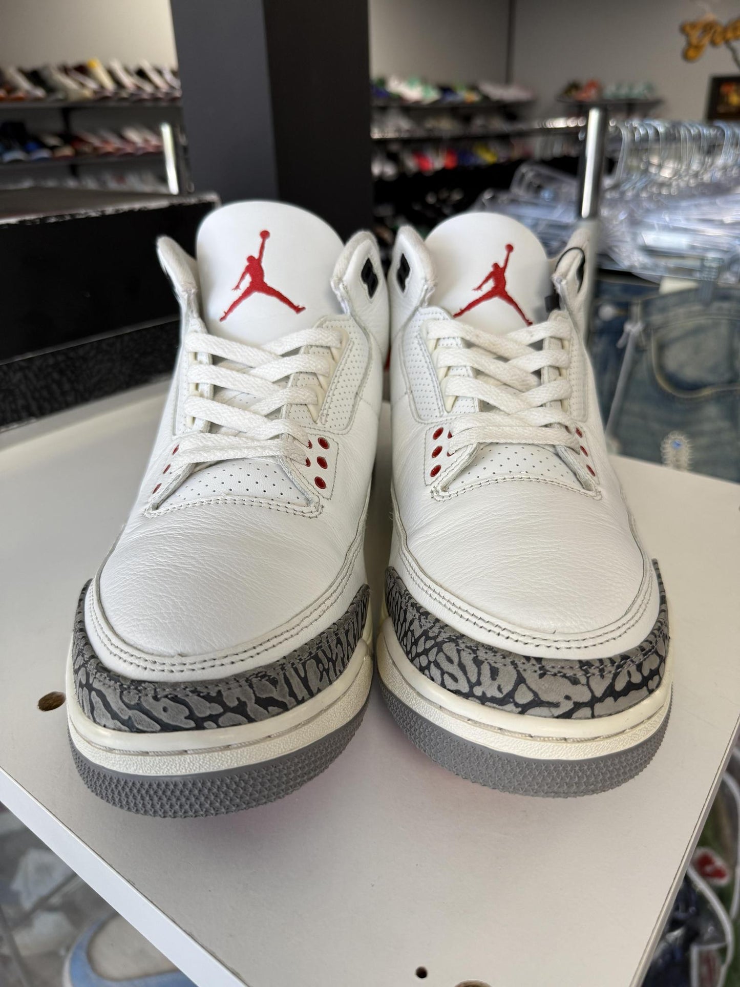 Jordan 3 "White Cement Reimagined" Used Size 12.5