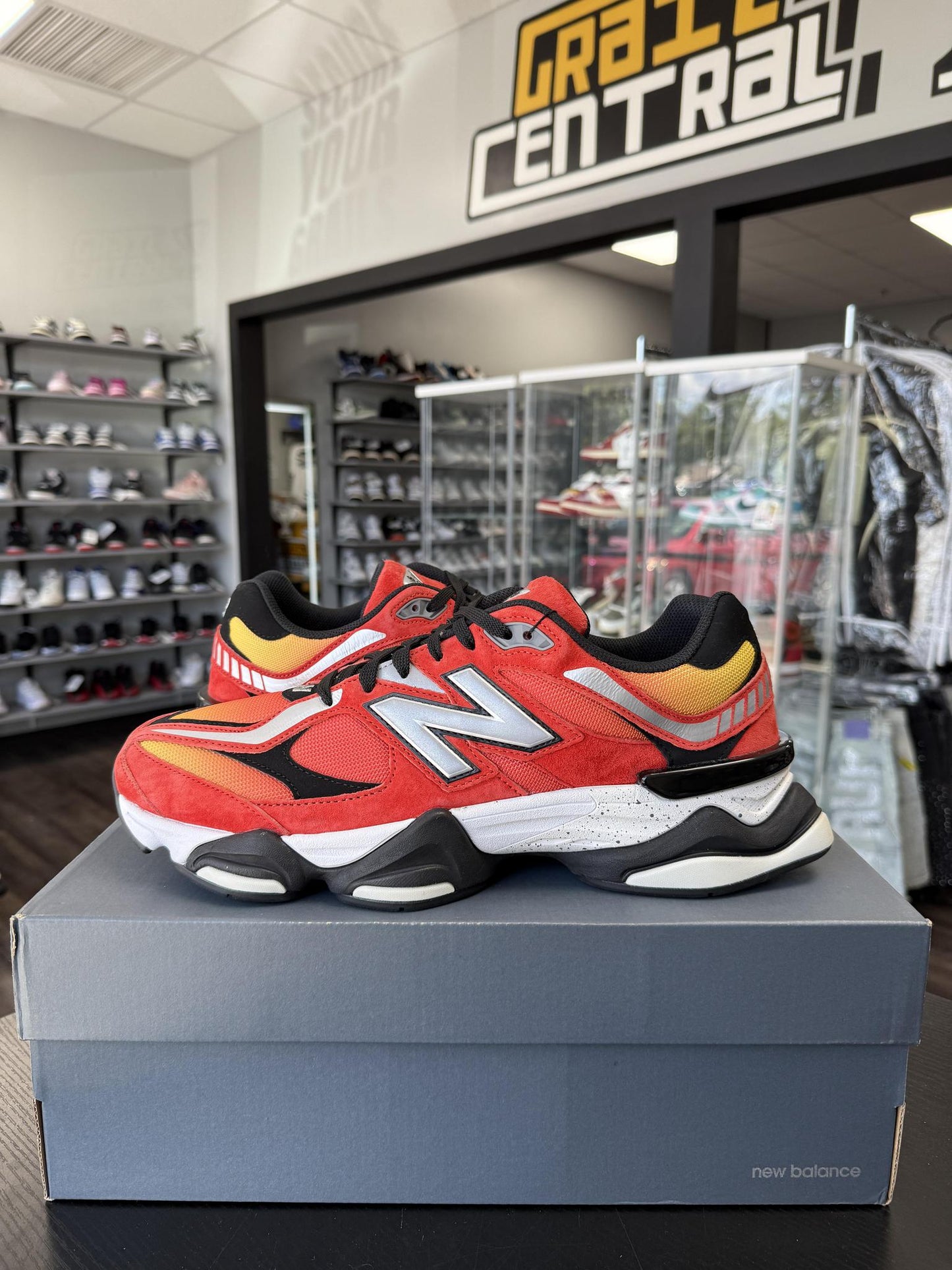 New Balance 9060 "DTLR Red" Used Size 14