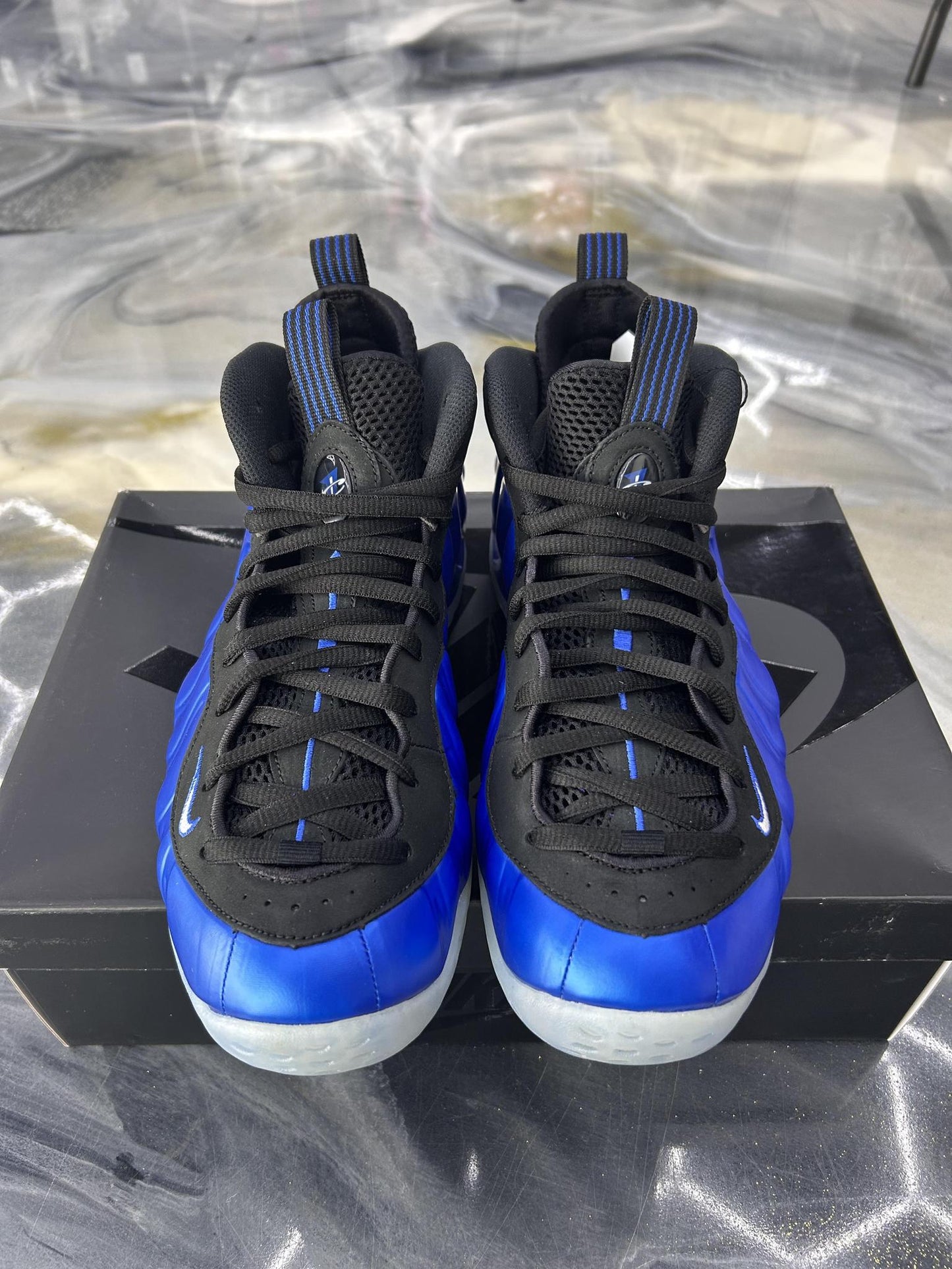 Nike Air Foamposite "International Blue" Used Size 11.5