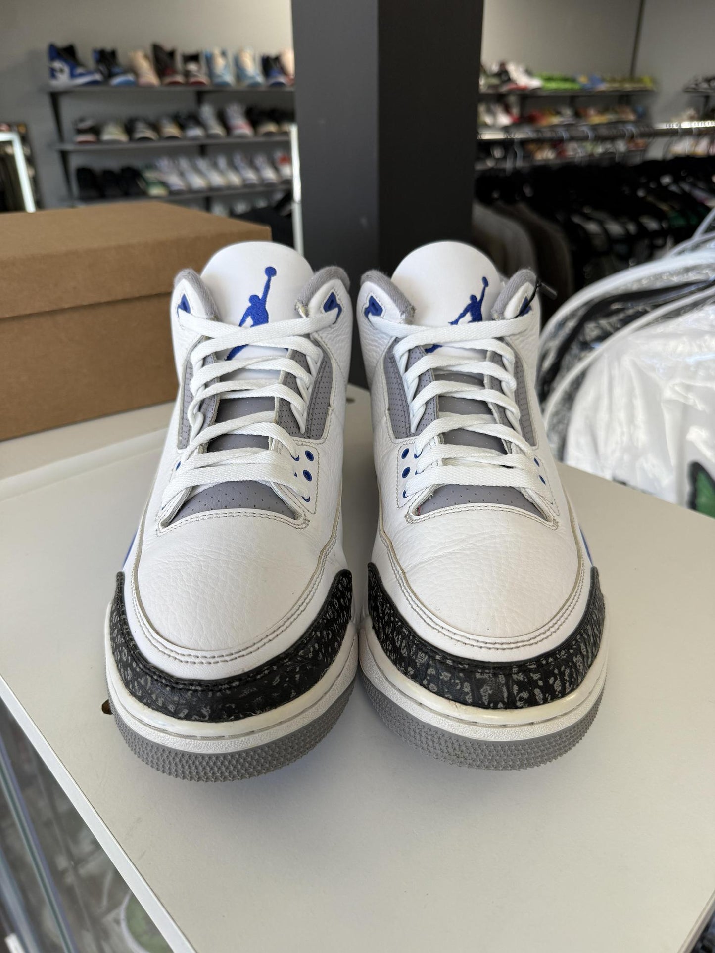 Jordan 3 "Racer Blue" Used Size 13