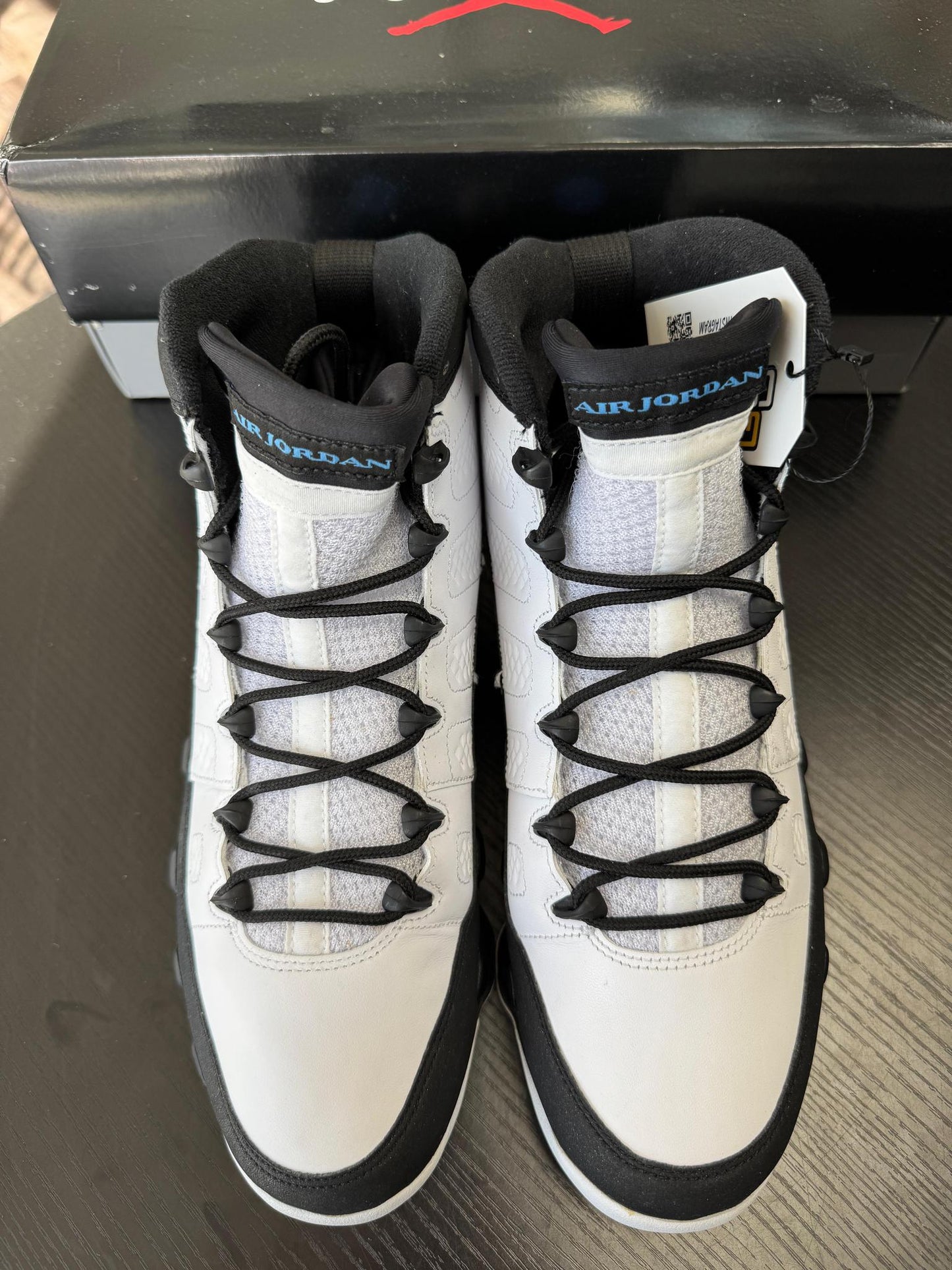 Jordan 9 "University Blue" Used Size 11