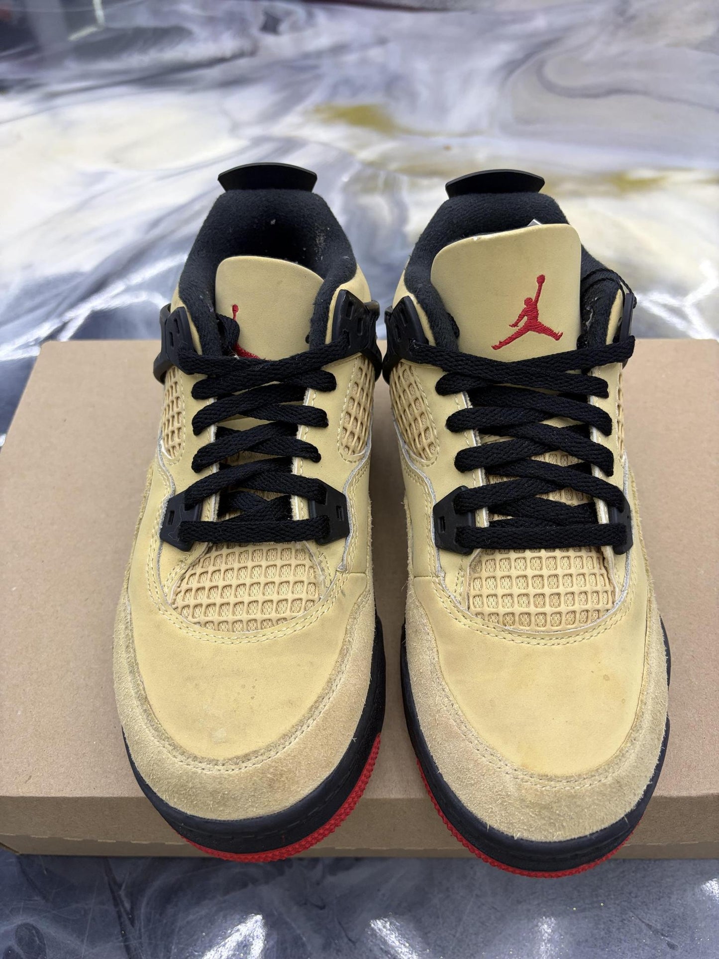 Jordan 4 "Pizza" Used Size 3Y/4.5W