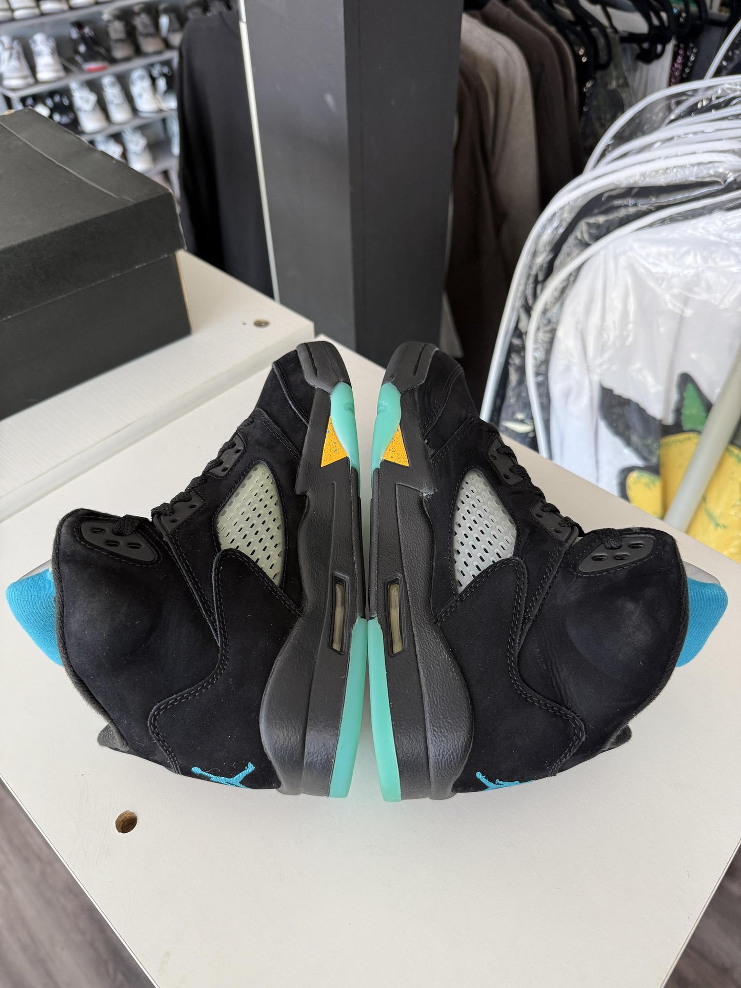 Jordan 5 "Aqua" Used Size 6Y/7.5W