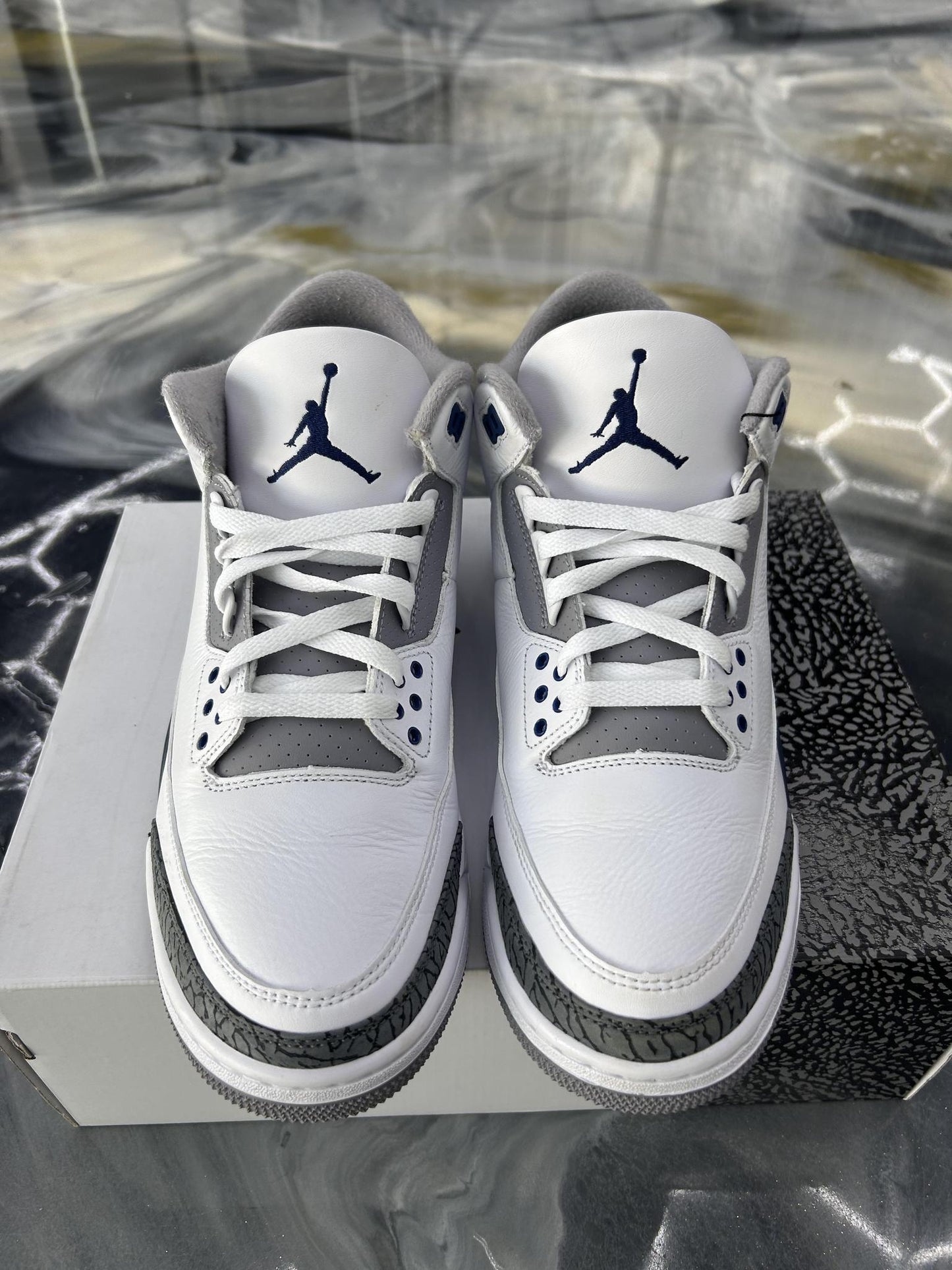 Jordan 3 "Midnight Navy" Used Size 11