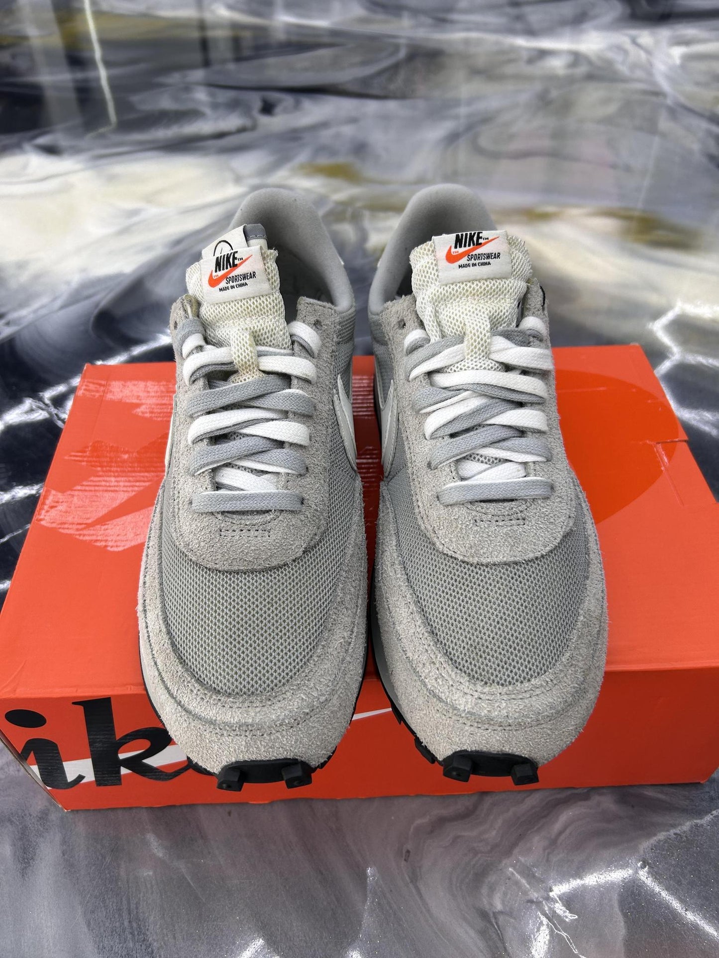 Nike LD Waffle SF Fragment "Grey" Used Size 11.5