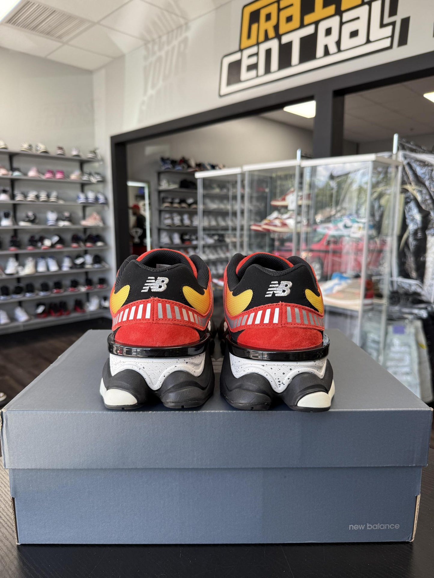 New Balance 9060 "DTLR Red" Used Size 14