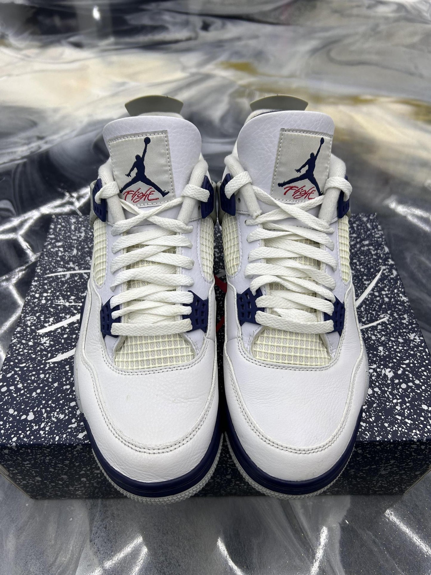 Jordan 4 "Midnight Navy" Used Size 10.5