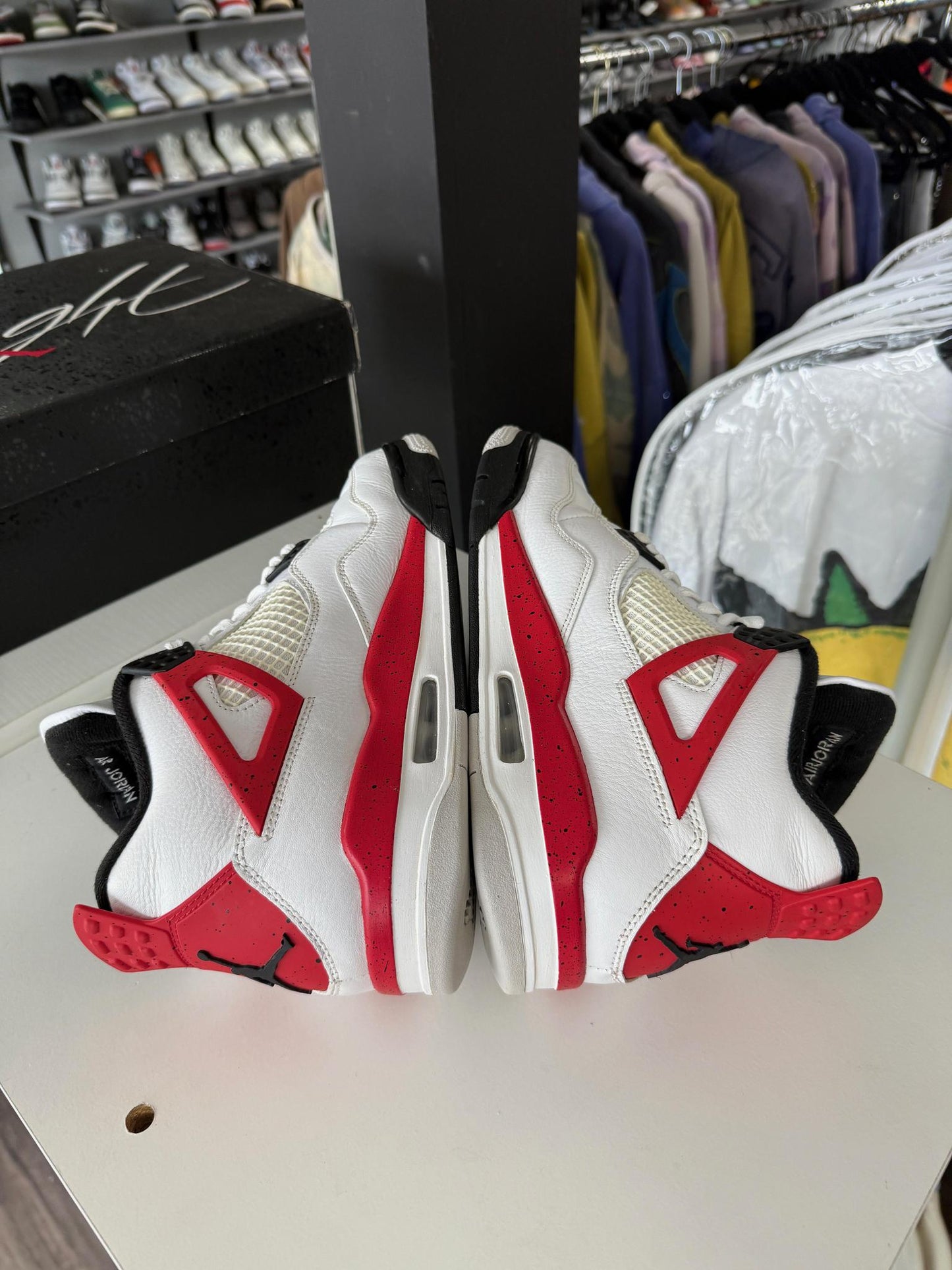 Jordan 4 "Red Cement" Used Size 10