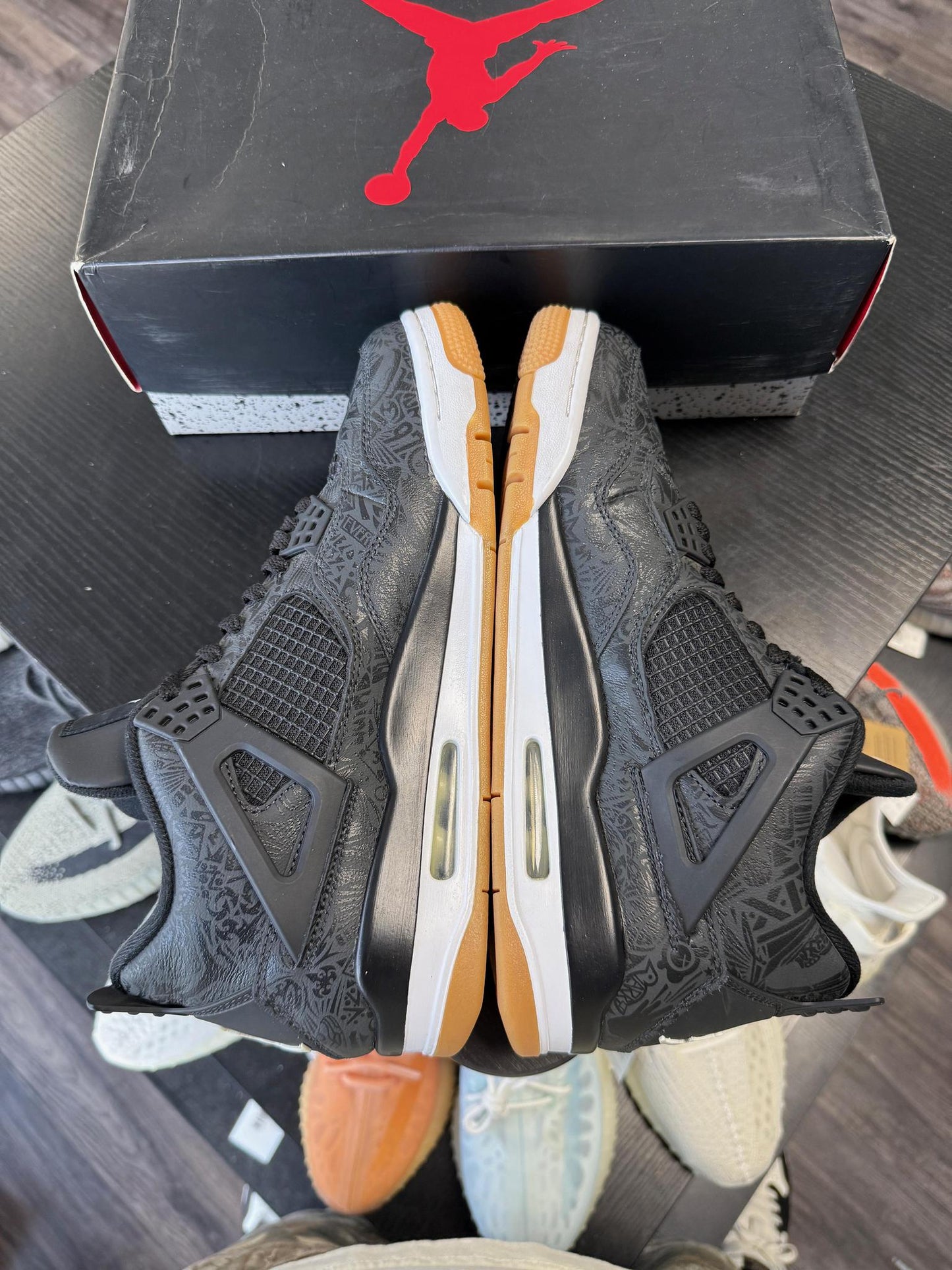 Jordan 4 "Laser Gum" Used Size 10