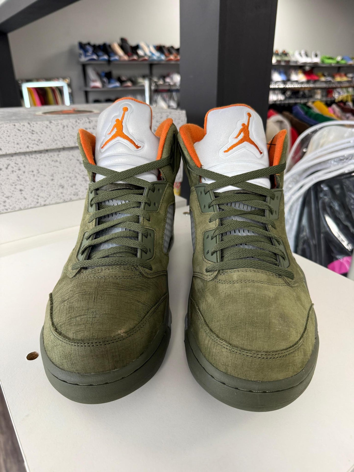 Jordan 5 "Olive" Used Size 13