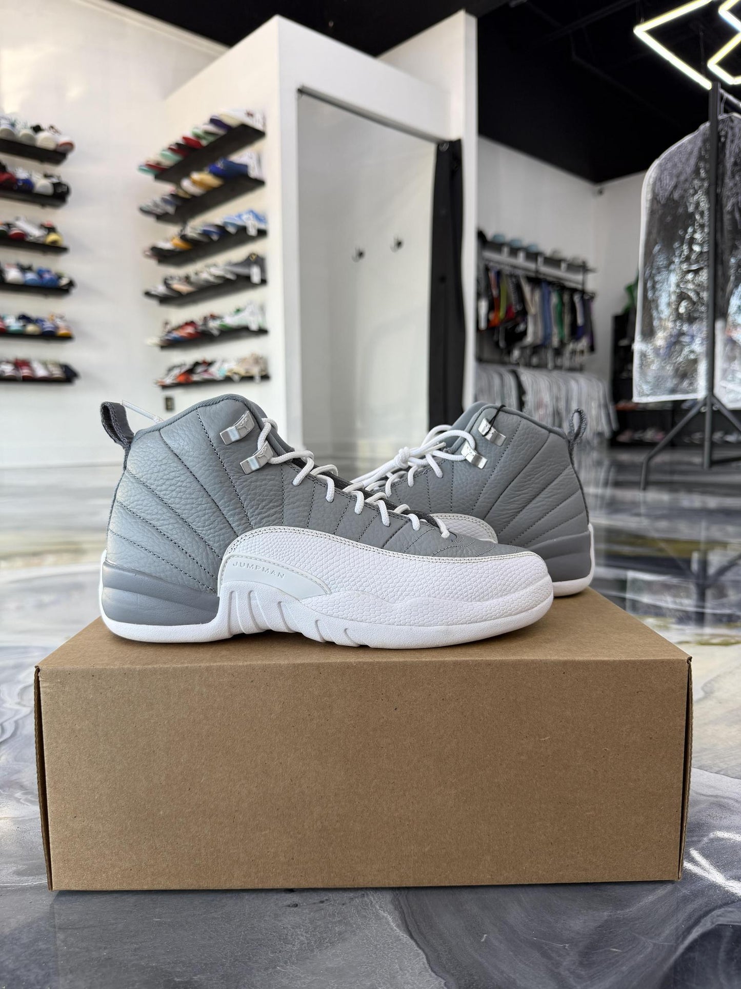 Jordan 12 Stealth Used Size 7Y/8.5W