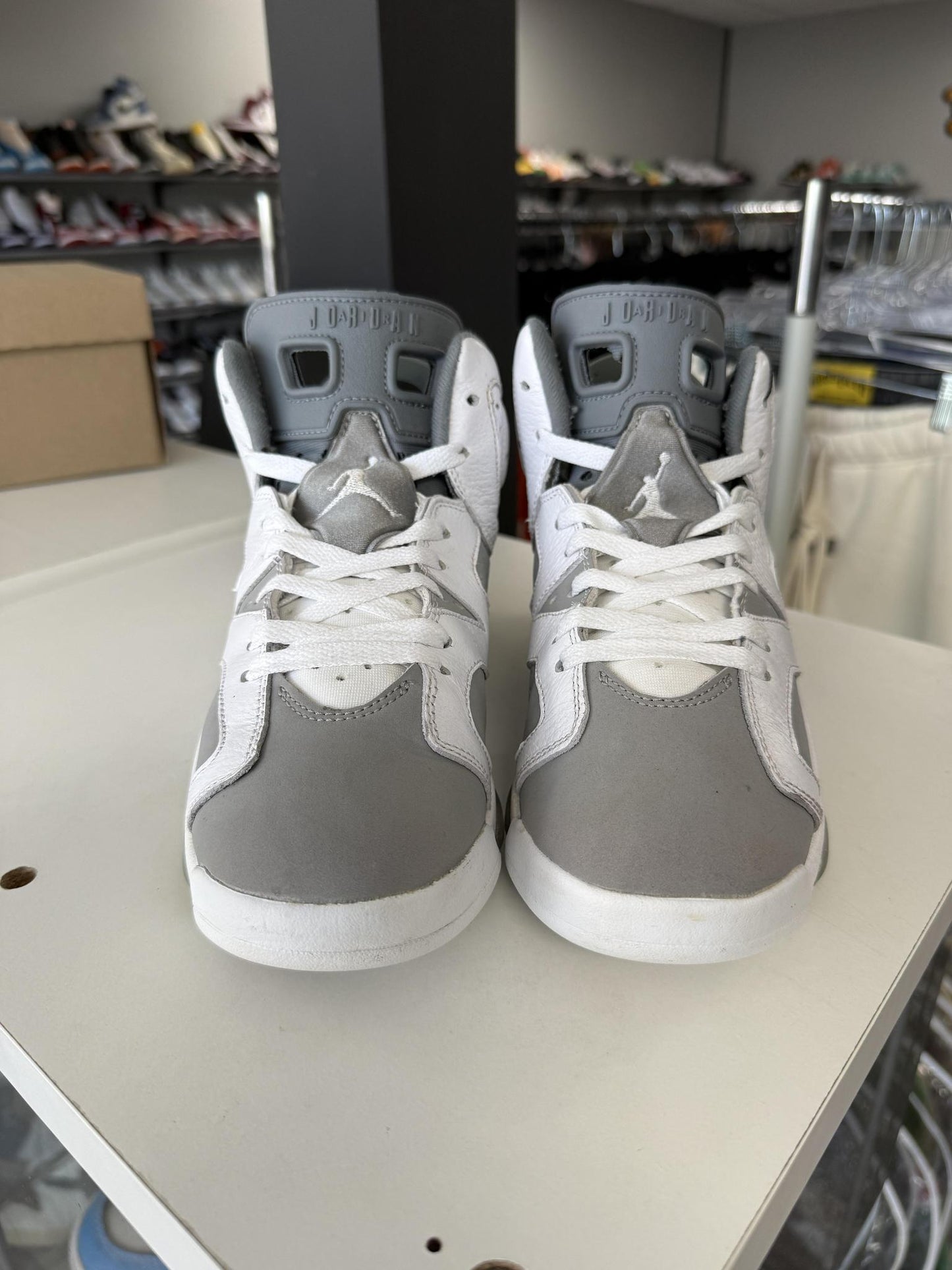 Jordan 6 "Cool Grey" Used Size 6Y/7.5W