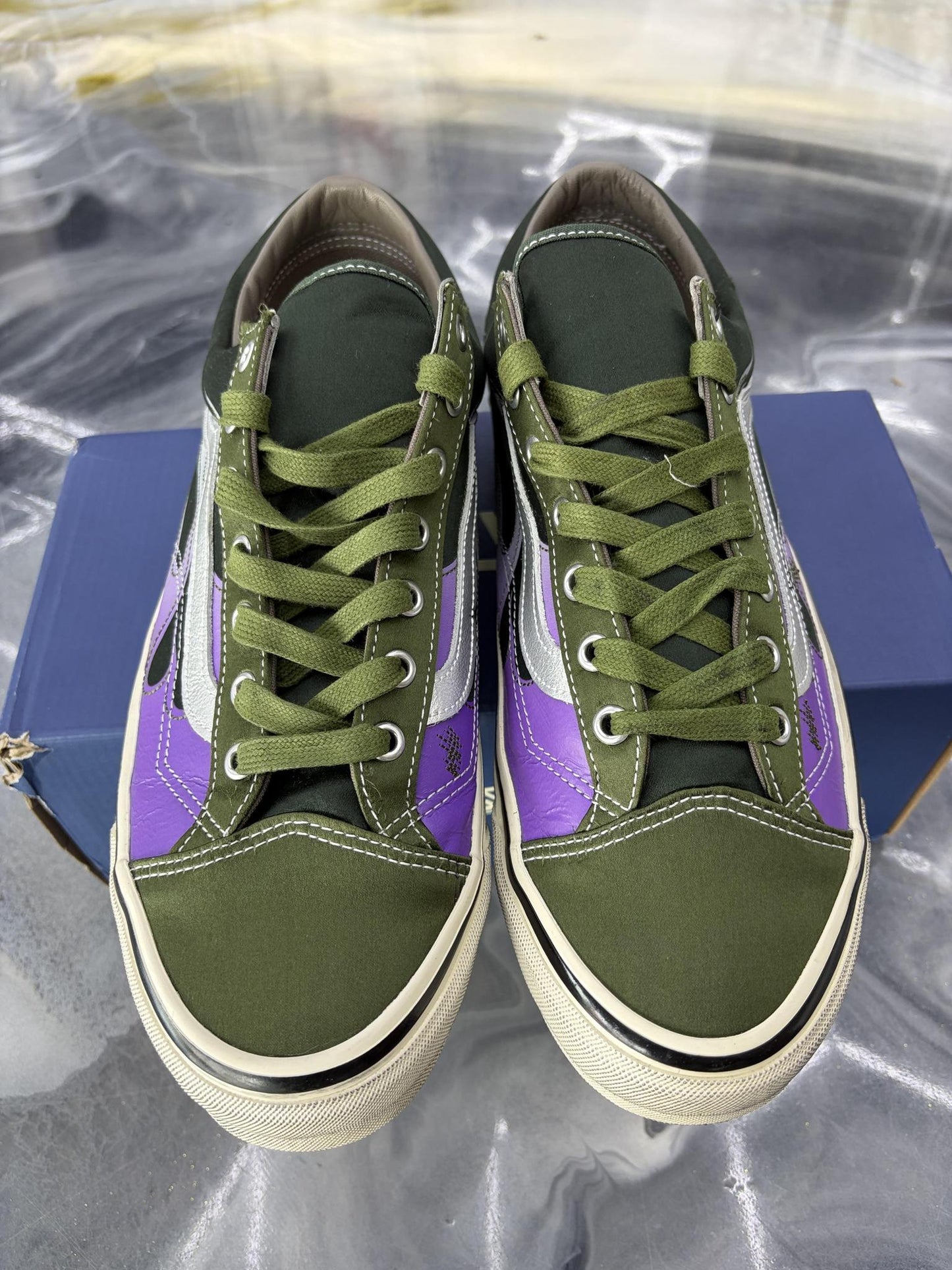 Vans LX Old Skool "Archive Flame Green" Used Size 11.5