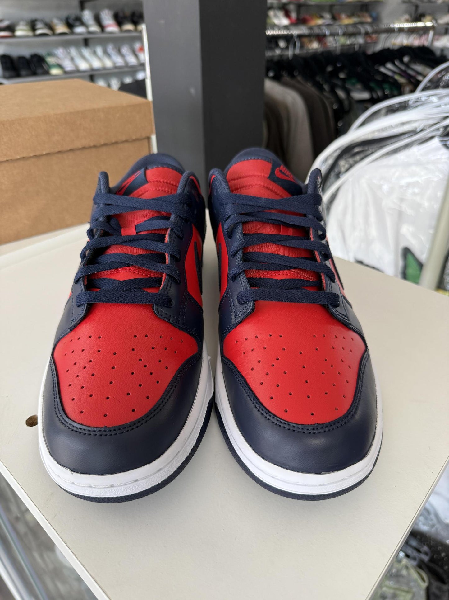 Nike Dunk Low "CO.JP University Red" Used Size 13