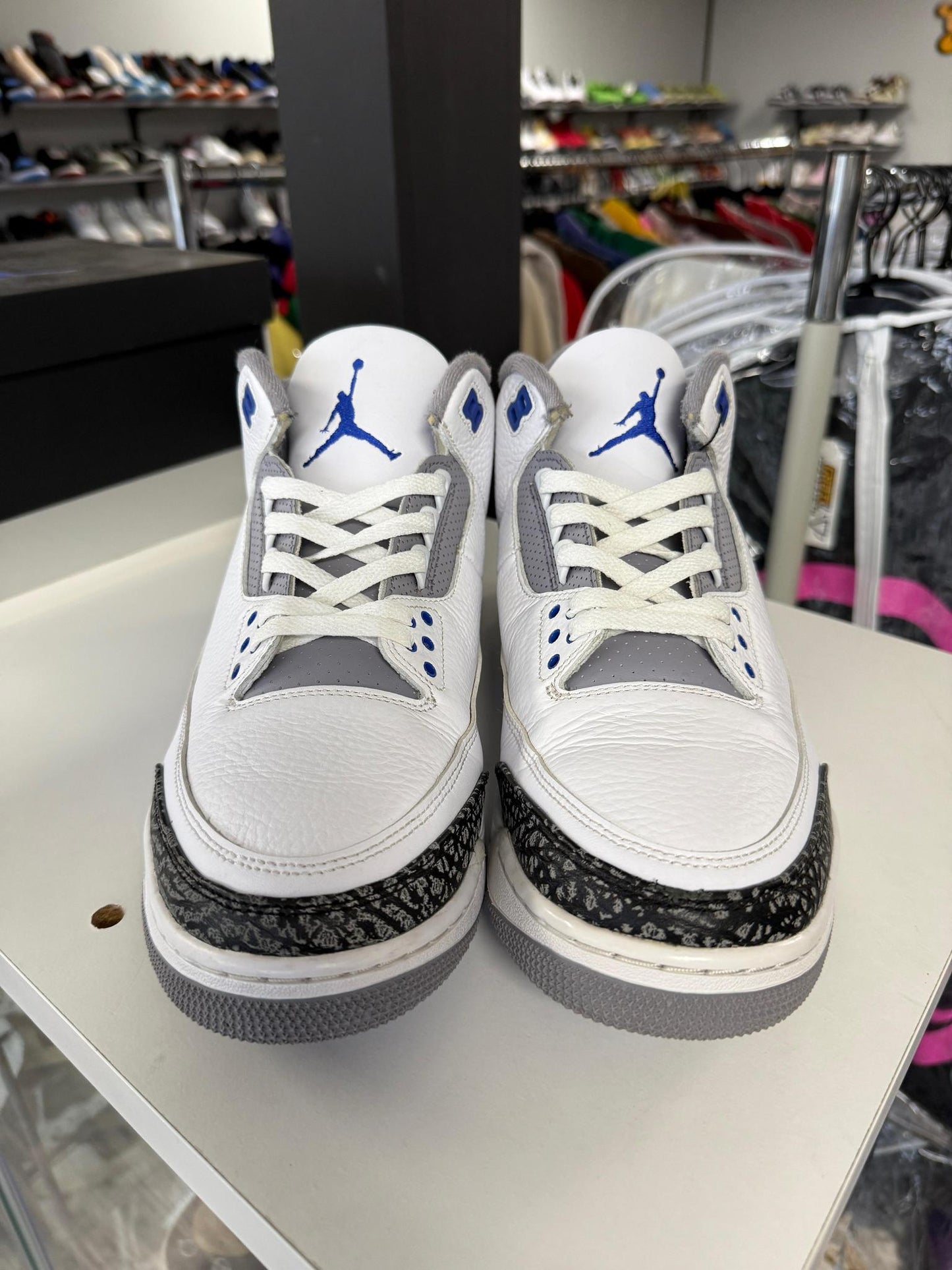 Jordan 3 "Racer Blue" Used Size 11.5