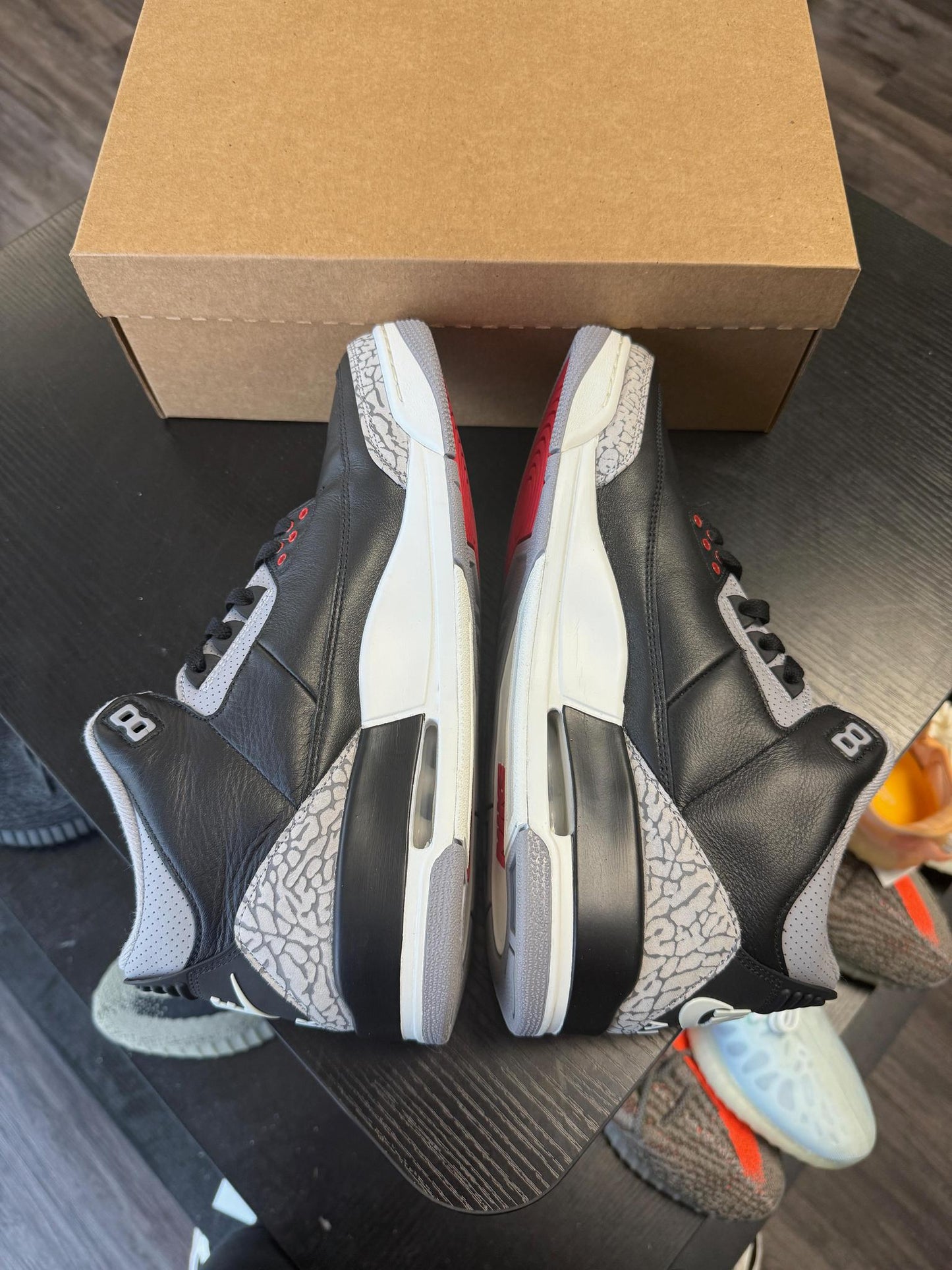 Jordan 3 "Black Cement" Used Size 12