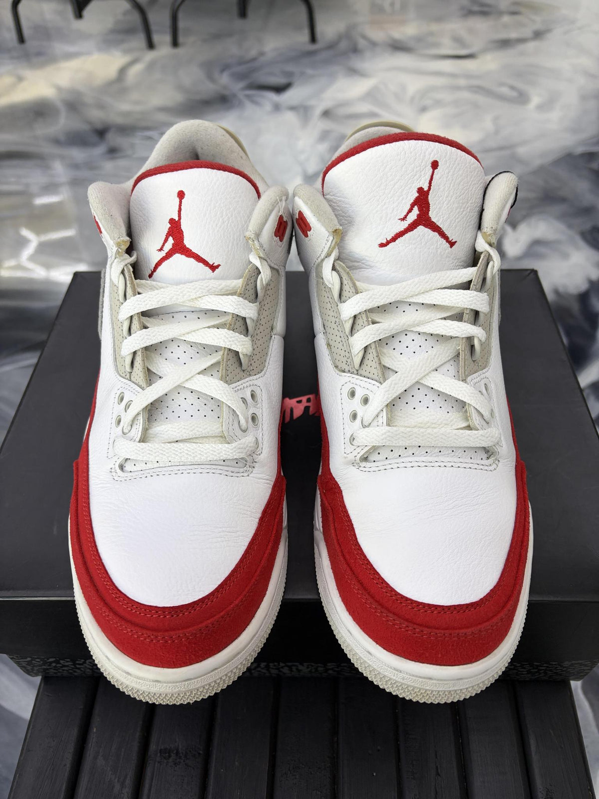 Jordan 3 "Tinker Red" Used Size 11