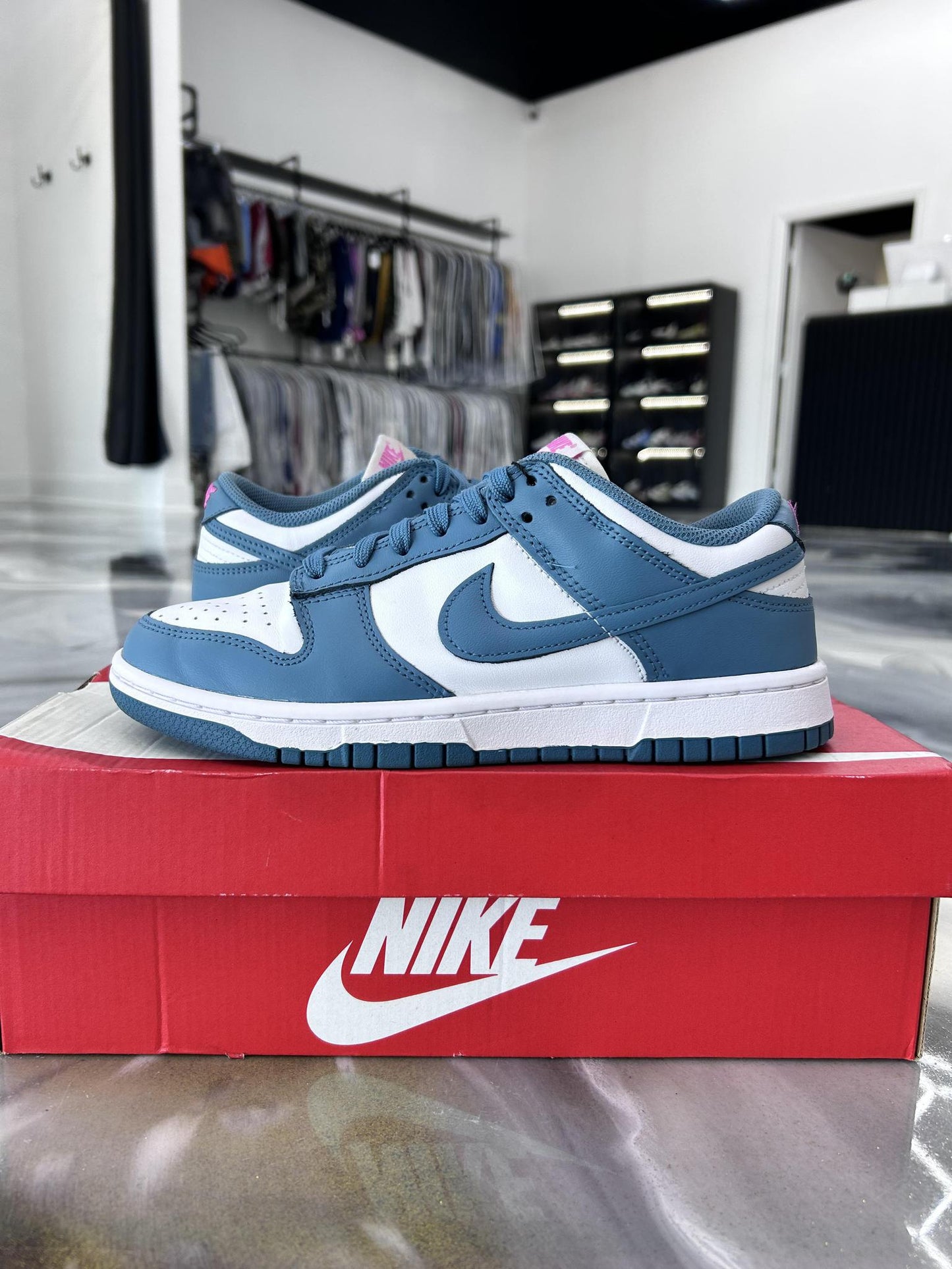 Nike Dunk Low "South Beach" Used Size 6.5Y/8W