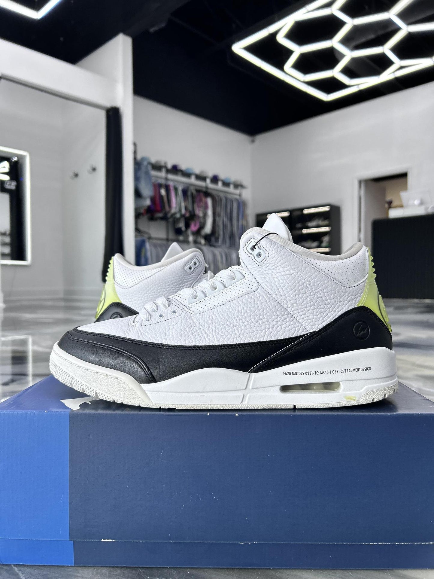 Jordan 3 "Fragment" Used Size 13