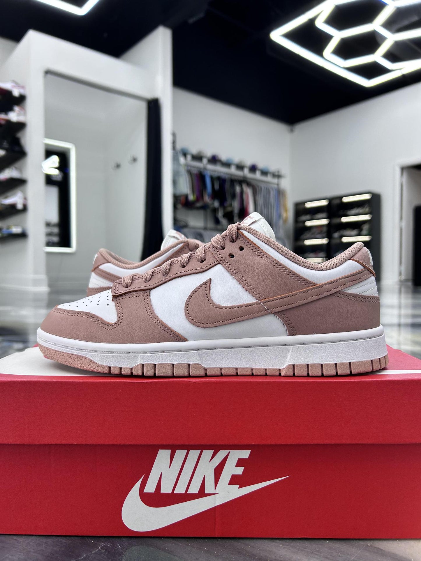 Nike Dunk Low "Rose Whisper" Used Size 6.5Y/8W