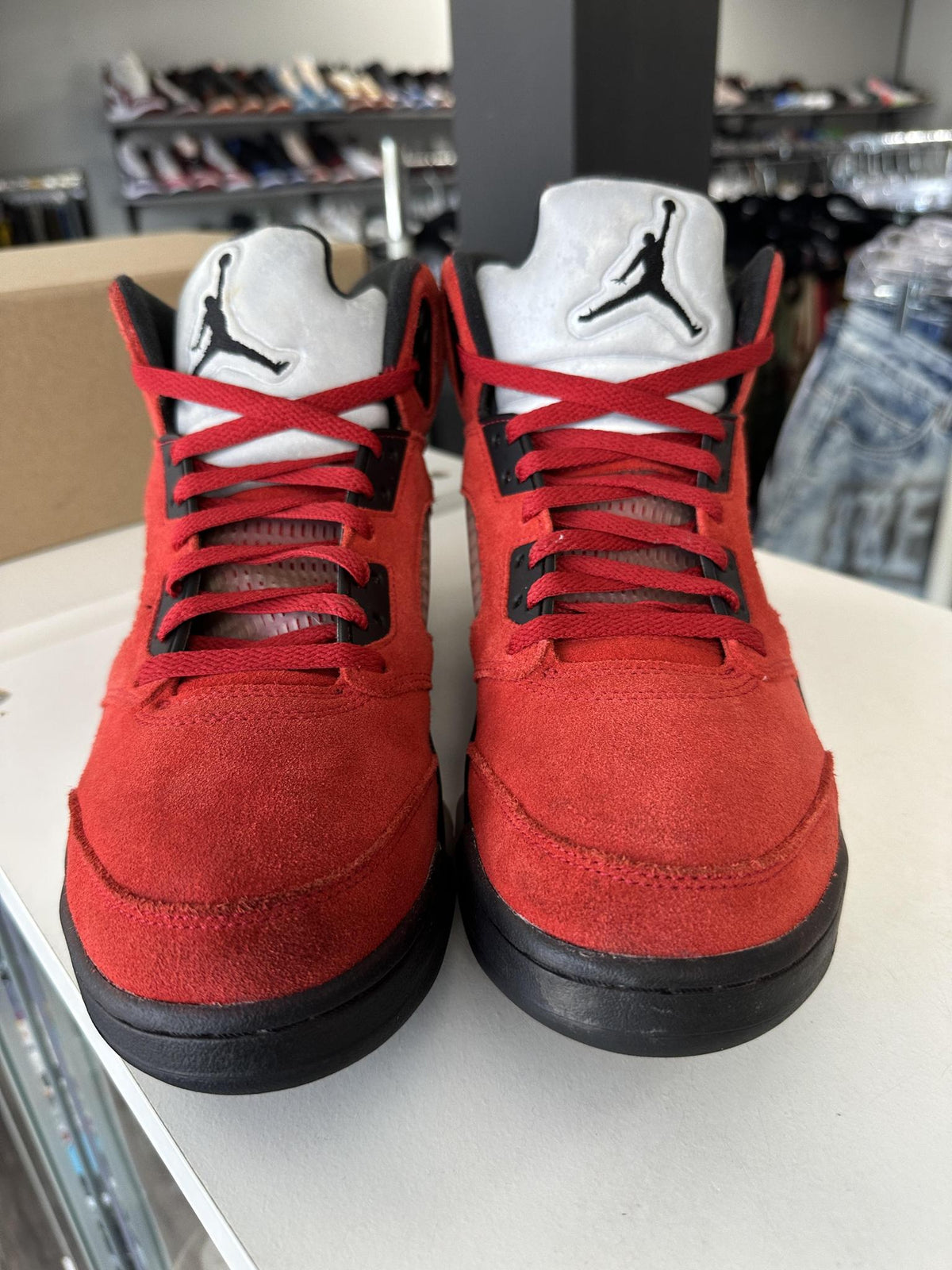 Jordan 5 Raging Bull Used