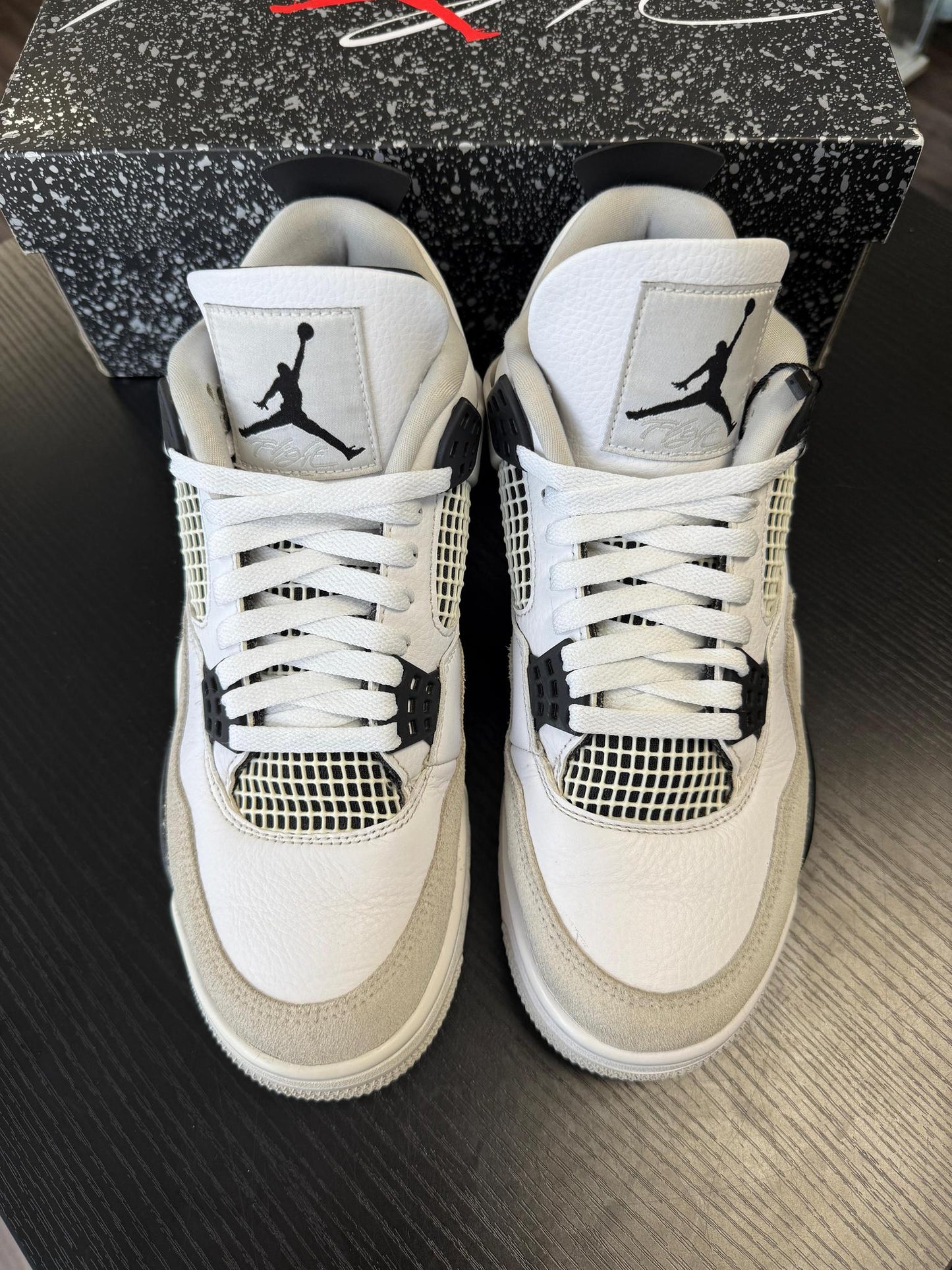 Jordan 4 Military Black Used Size 9