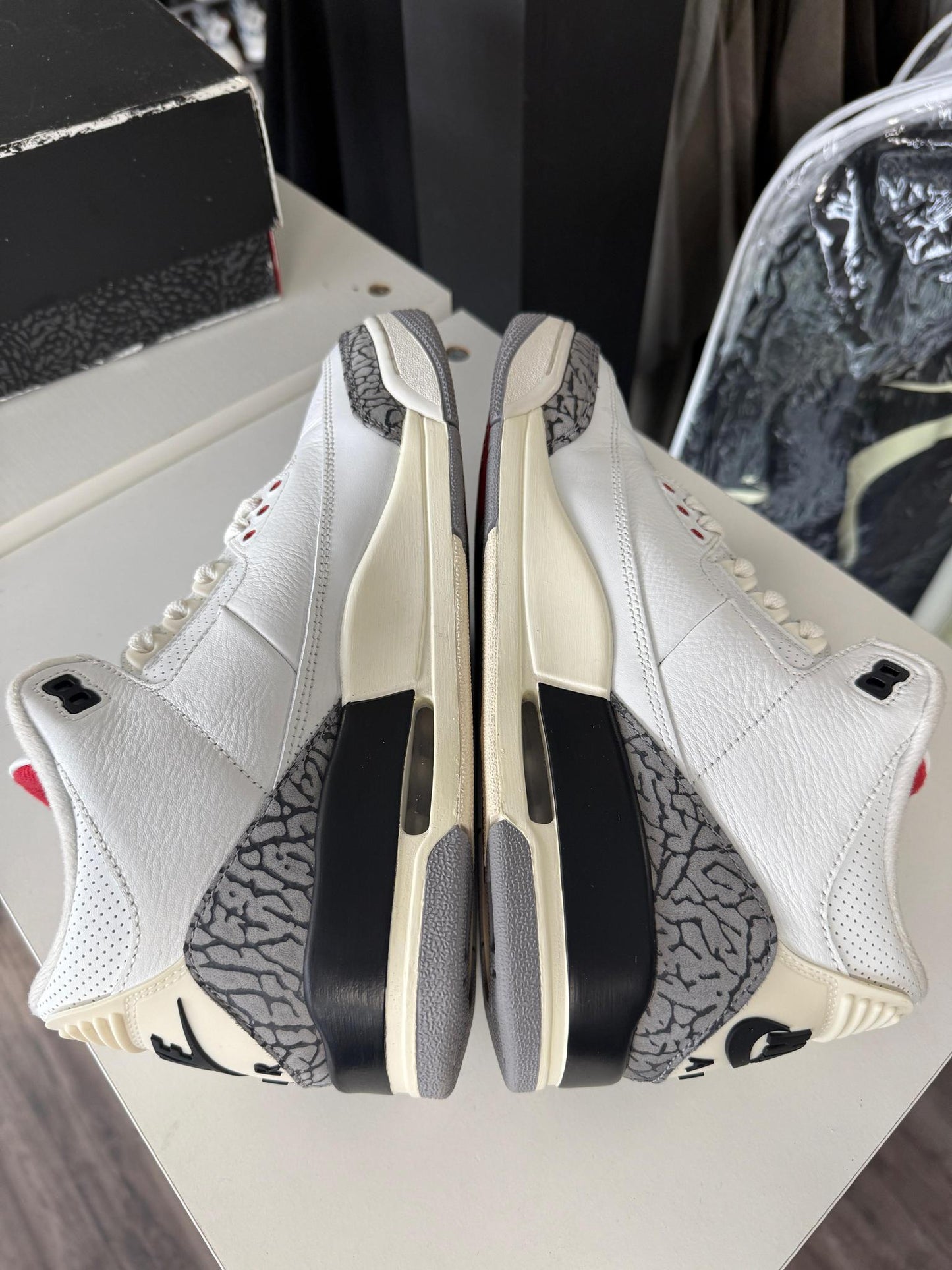 Jordan 3 "White Cement Reimagined" Used Size 9.5