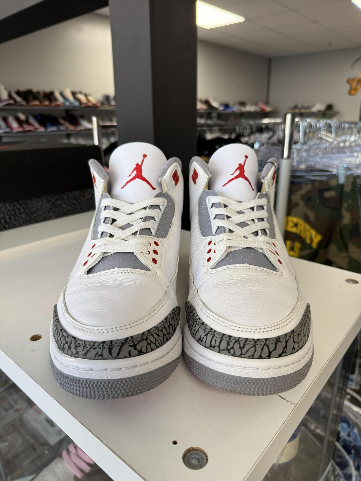 Jordan 3 "Fire Red" Used Size 12
