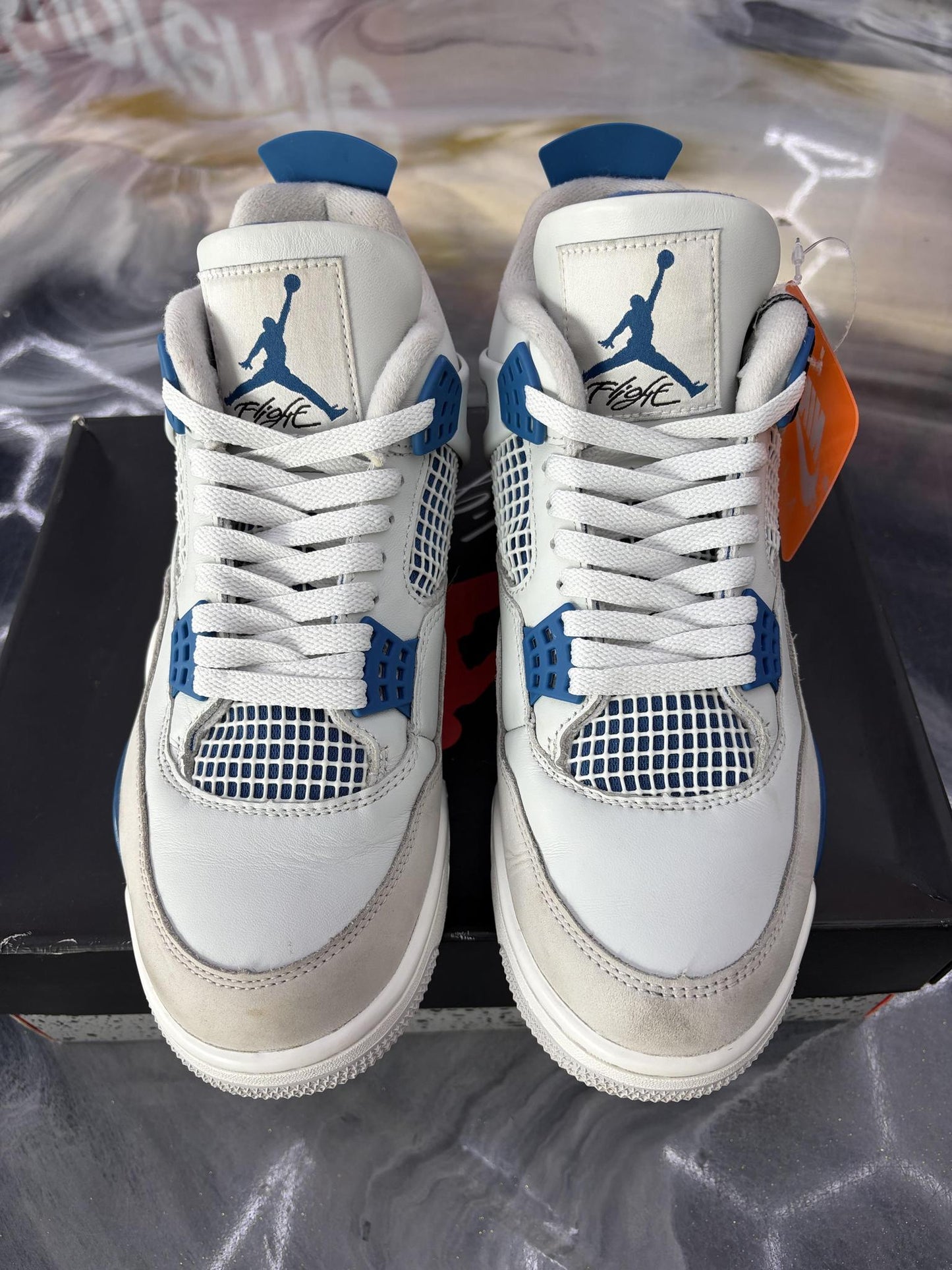Jordan 4 "Military Blue" Used Size 9