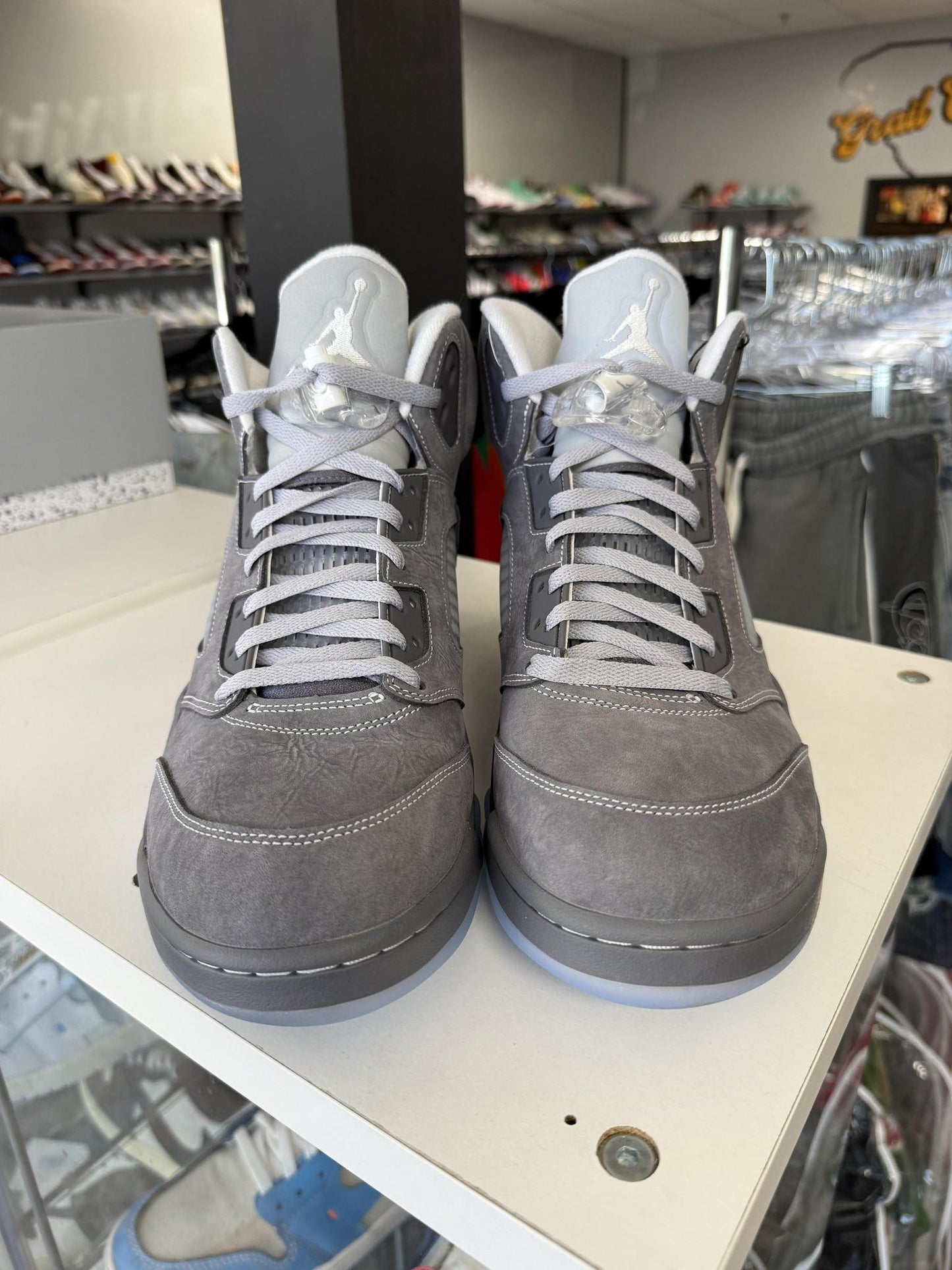 Jordan 5 "Wolf Grey" Used Size 13