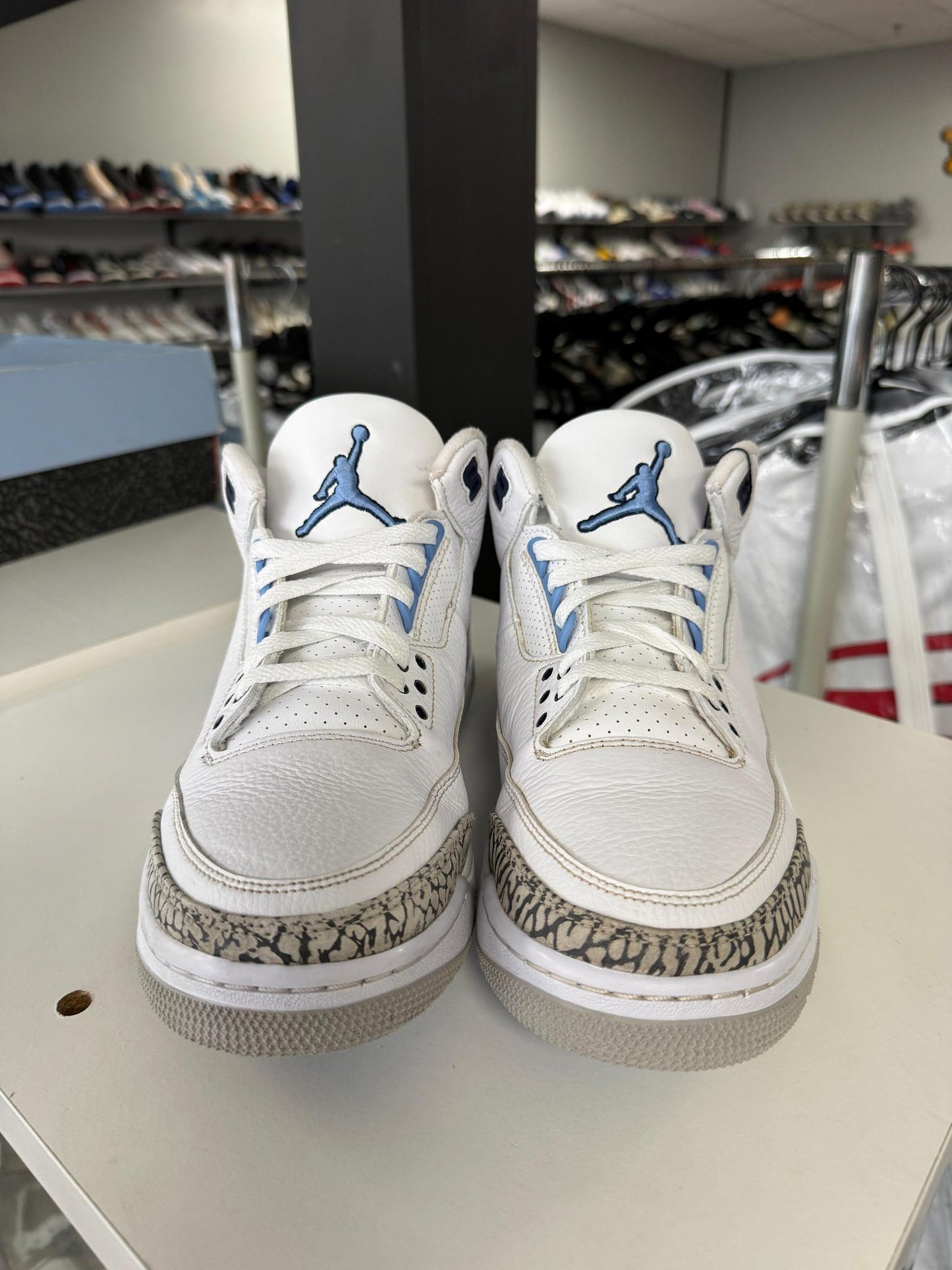 Jordan 3 "UNC" Used Size 10