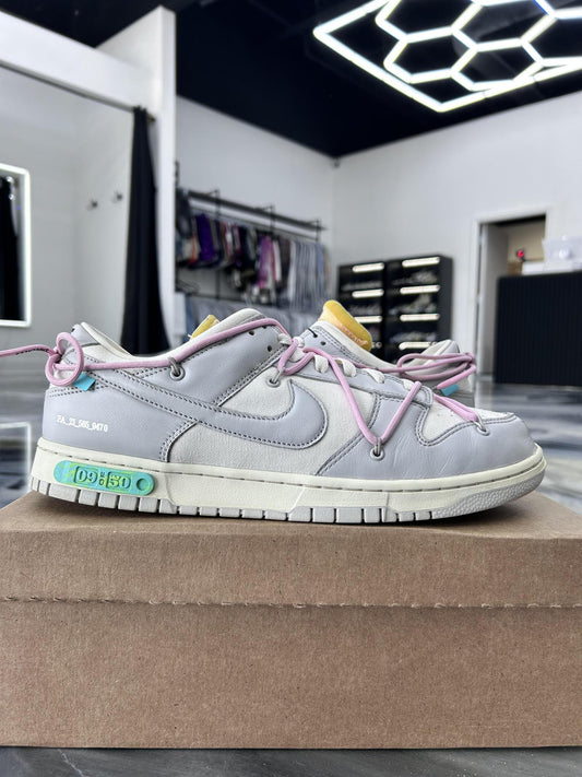 Nike x Off White Dunk Low "Lot 9" Used Size 13