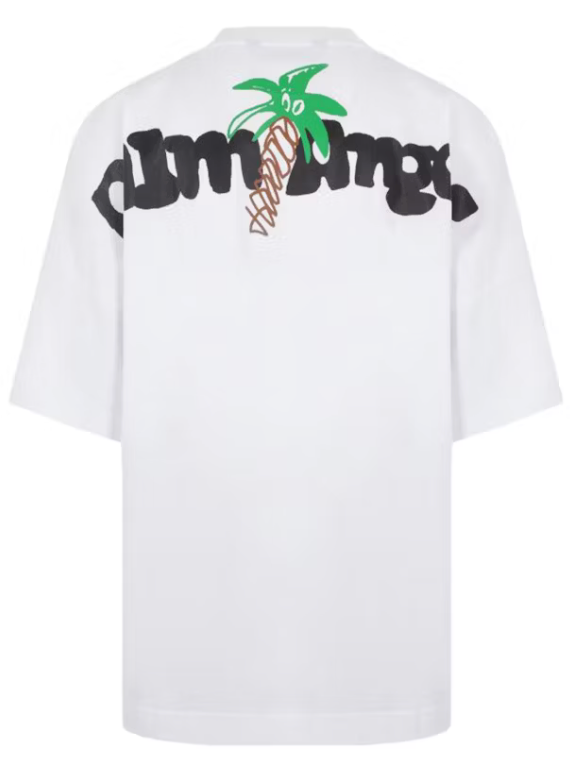 Palm Angels Sketch Oversized Tee "White"
