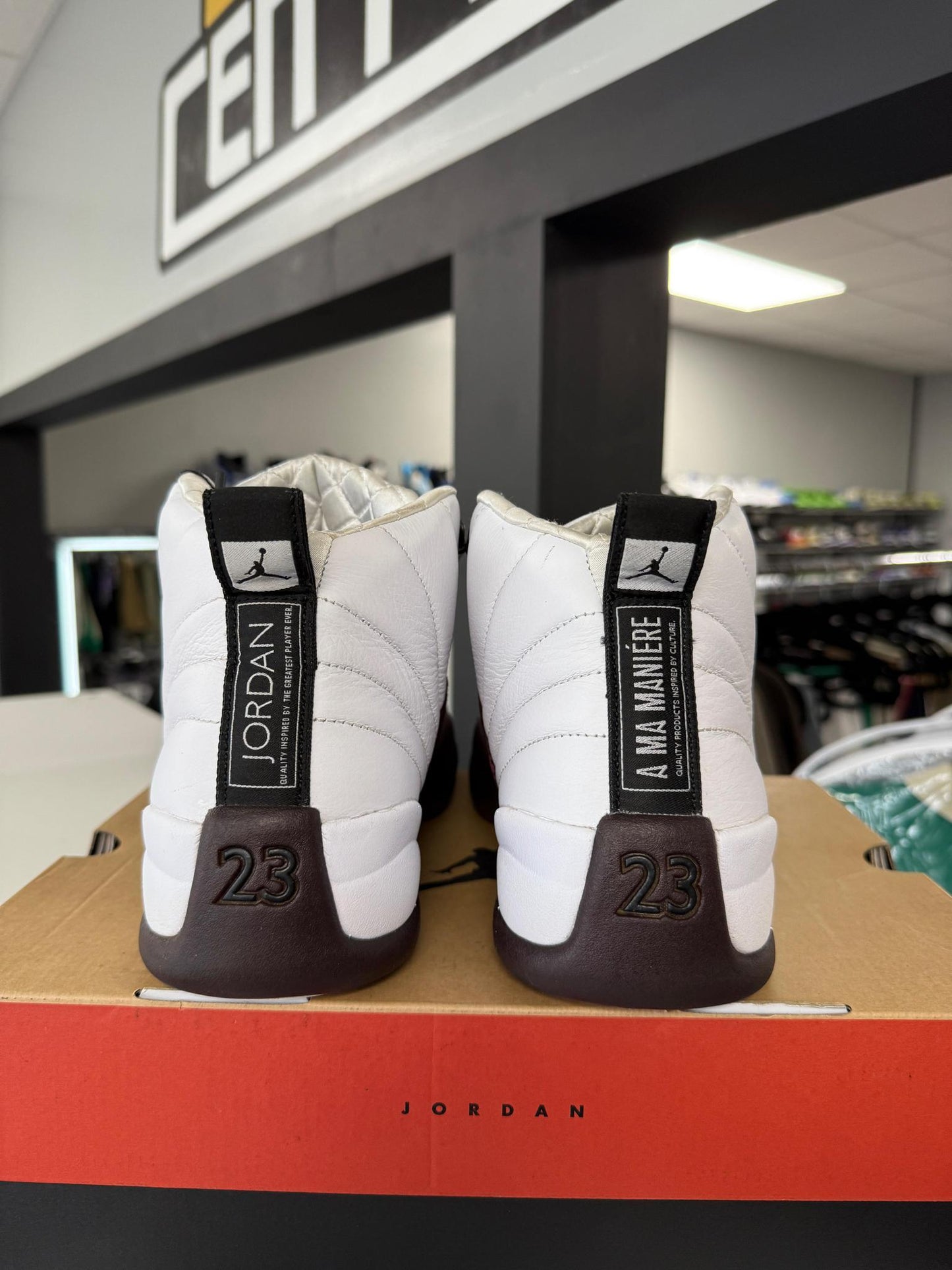 Jordan 12 x A Ma Maniere "White" Used Size 9.5