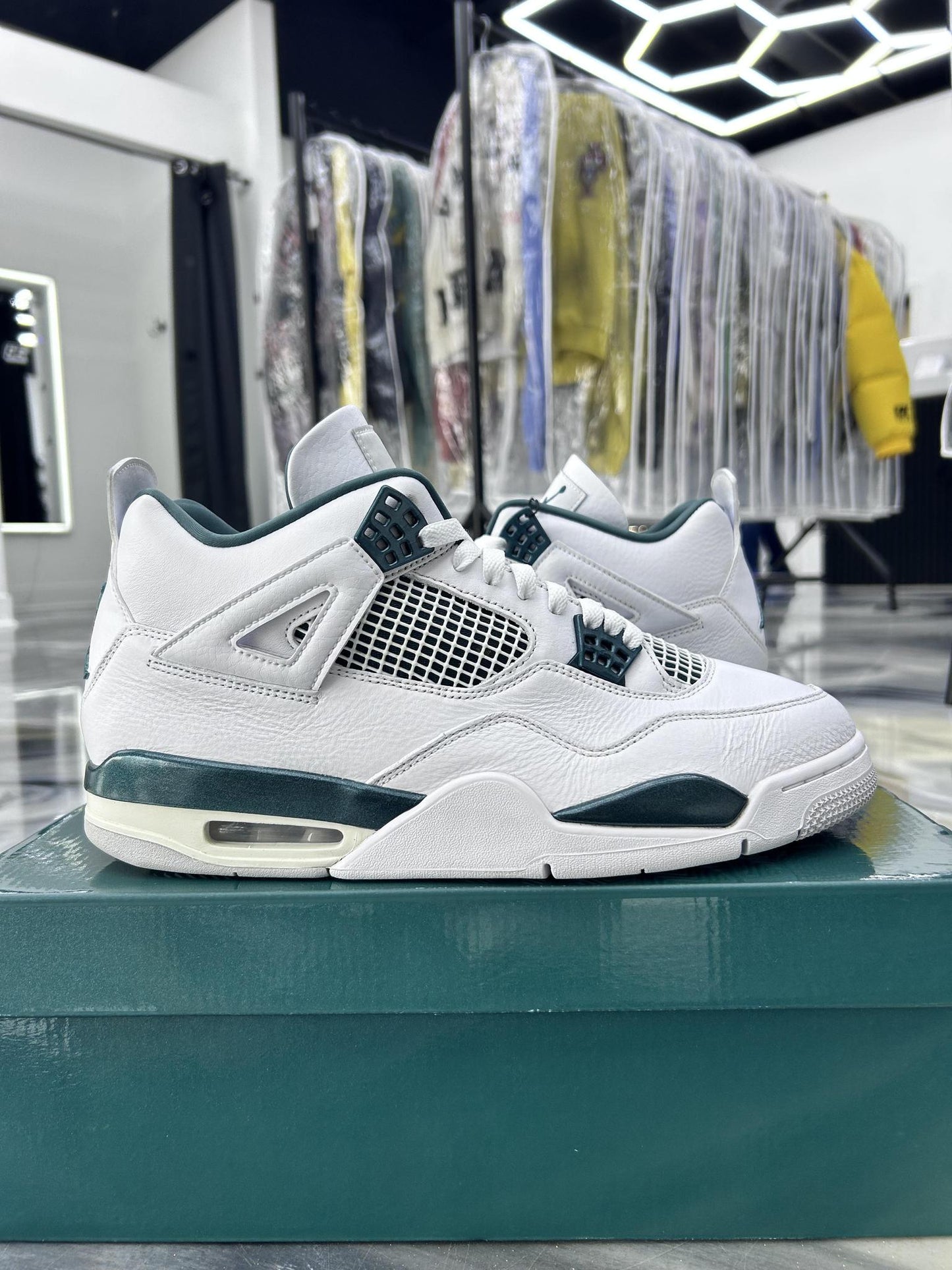 Jordan 4 Oxidized Green Used Size 11.5
