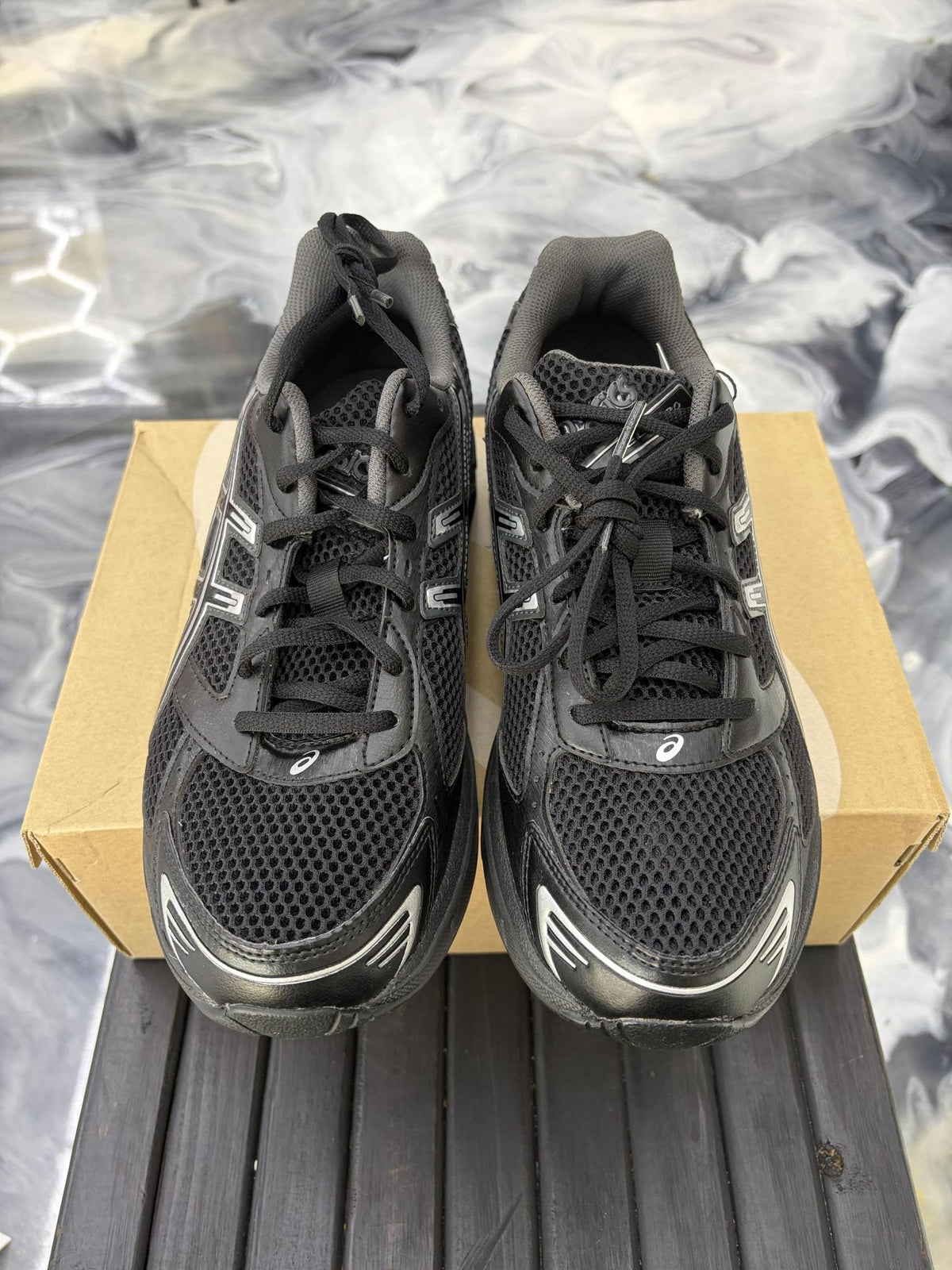Asics Gel 1130 "Black Pure Silver" Used Size 10