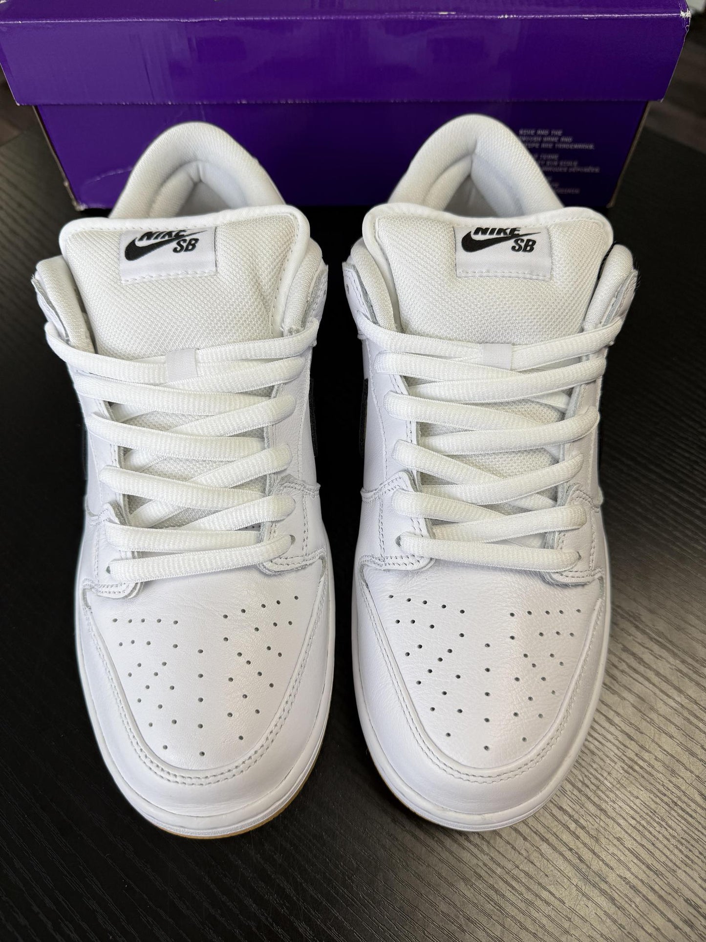 Dunk SB Low "White Gum" Used Size 11