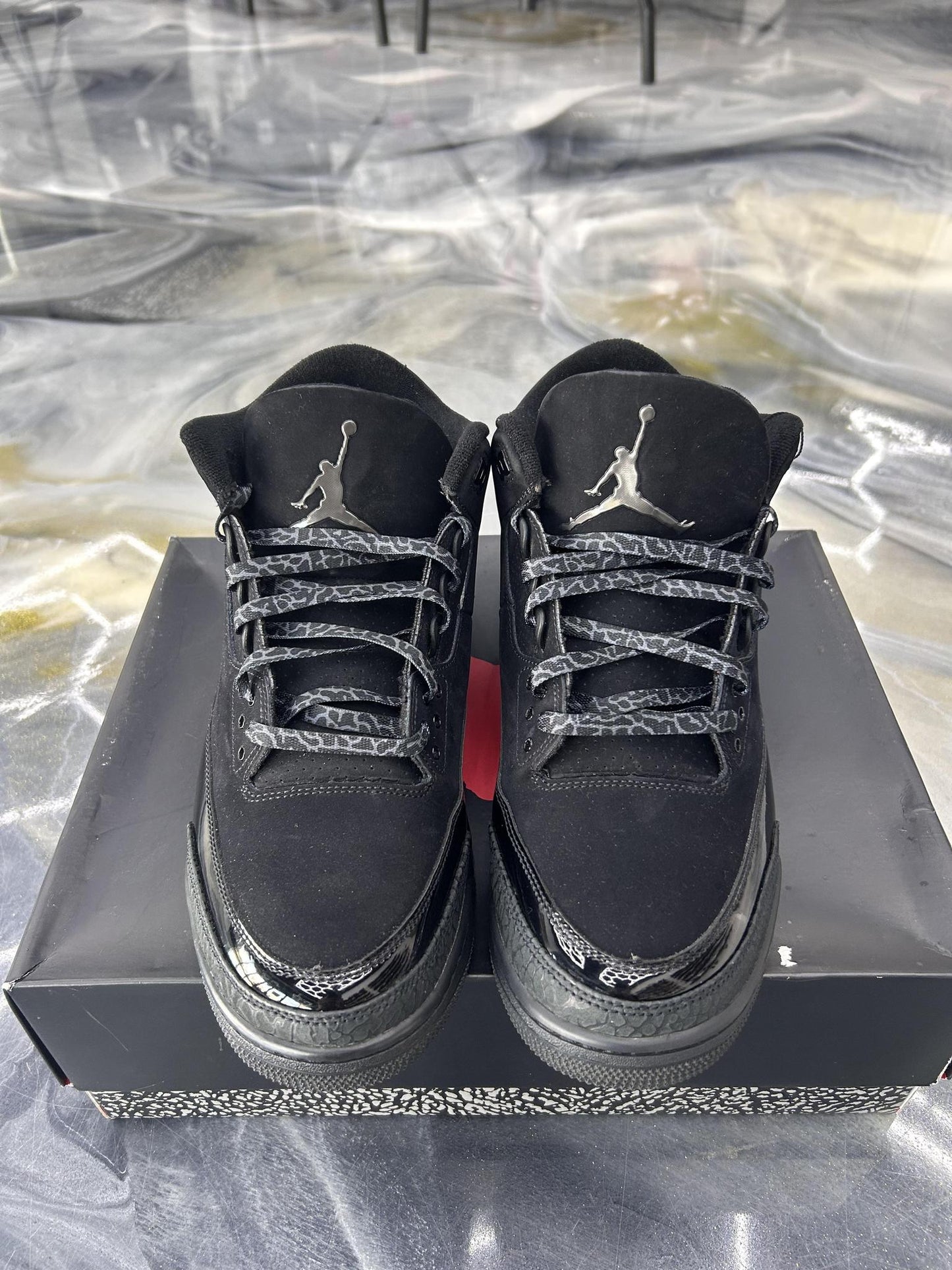 Jordan 3 "Black Cat" Used Size 13
