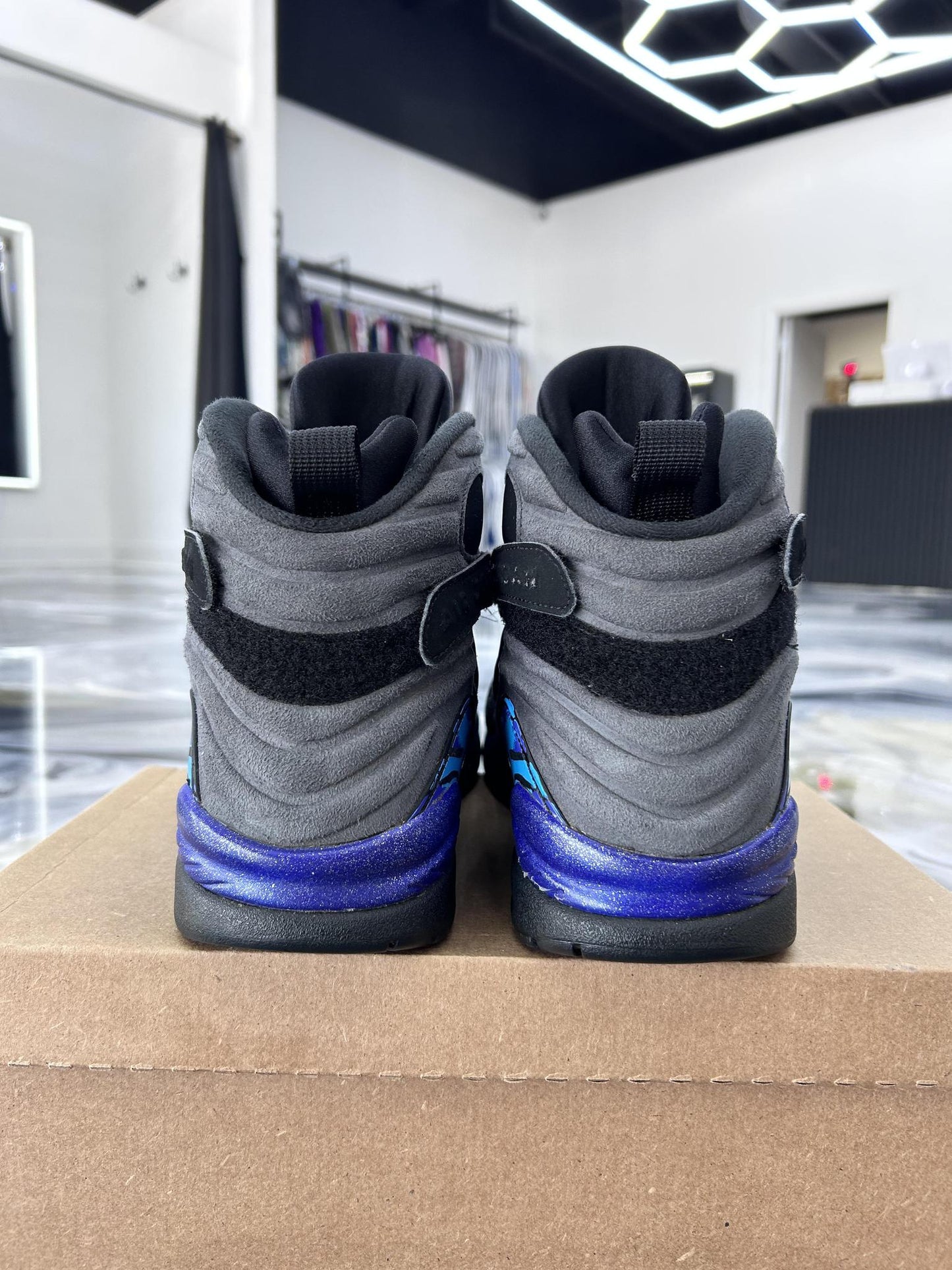 Jordan 8 "Aqua" Used Size 14