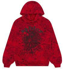 Sp5der Hoodie "Camo Red"