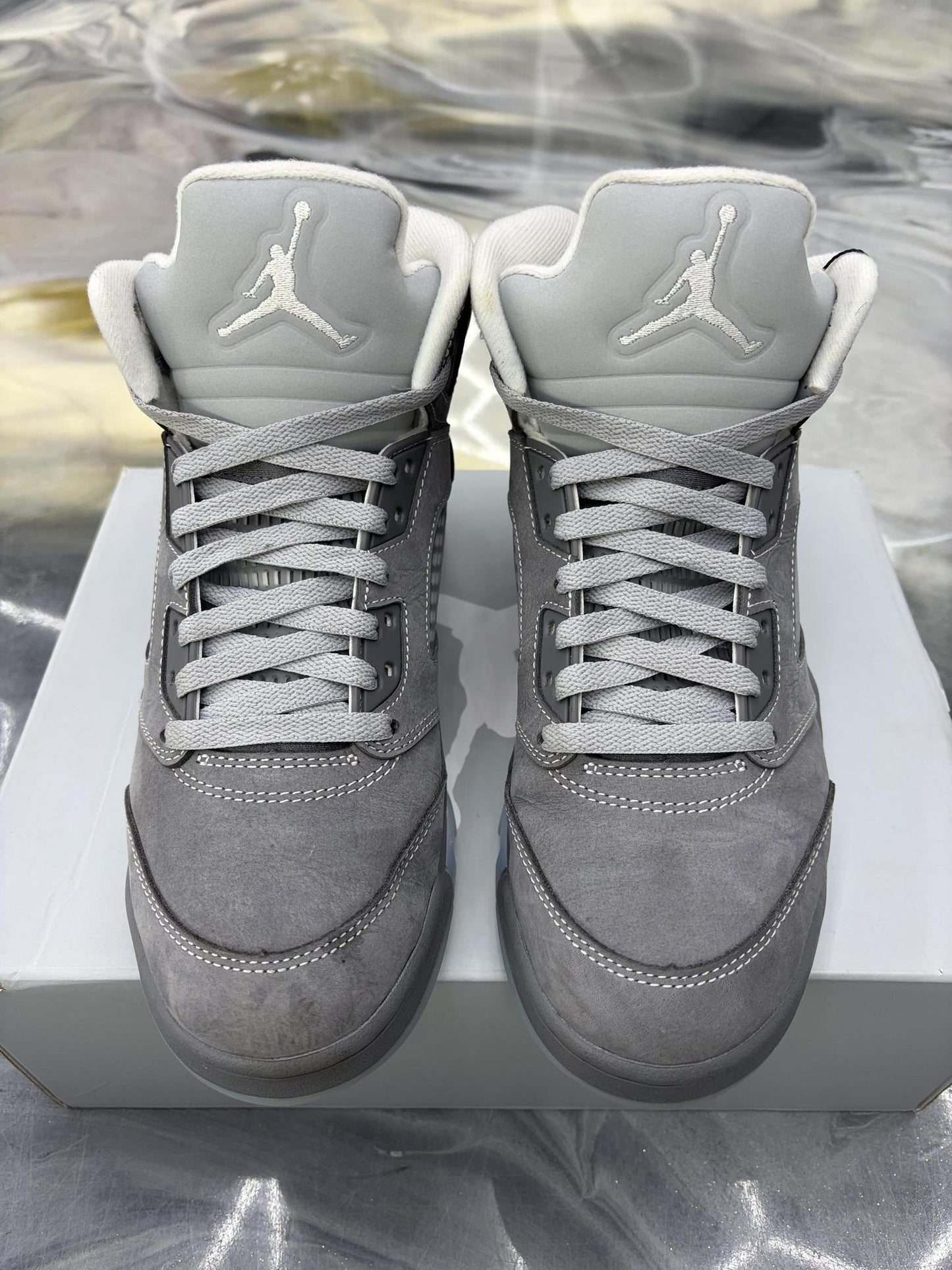 Jordan 5 "Wolf Grey" Used Size 7.5