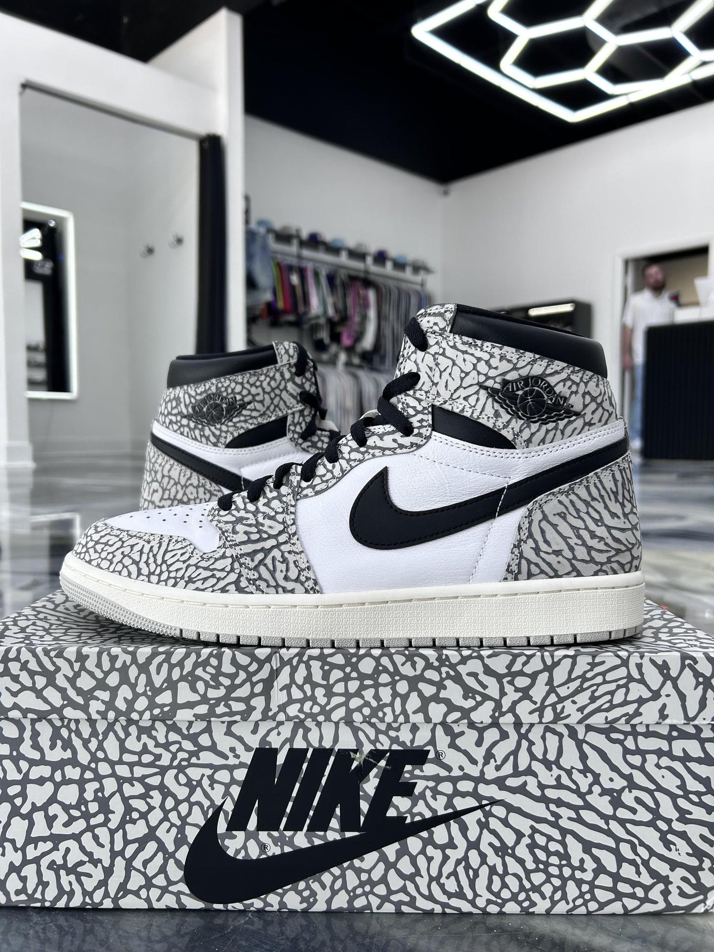 Jordan 1 "White Cement" Used Size 12