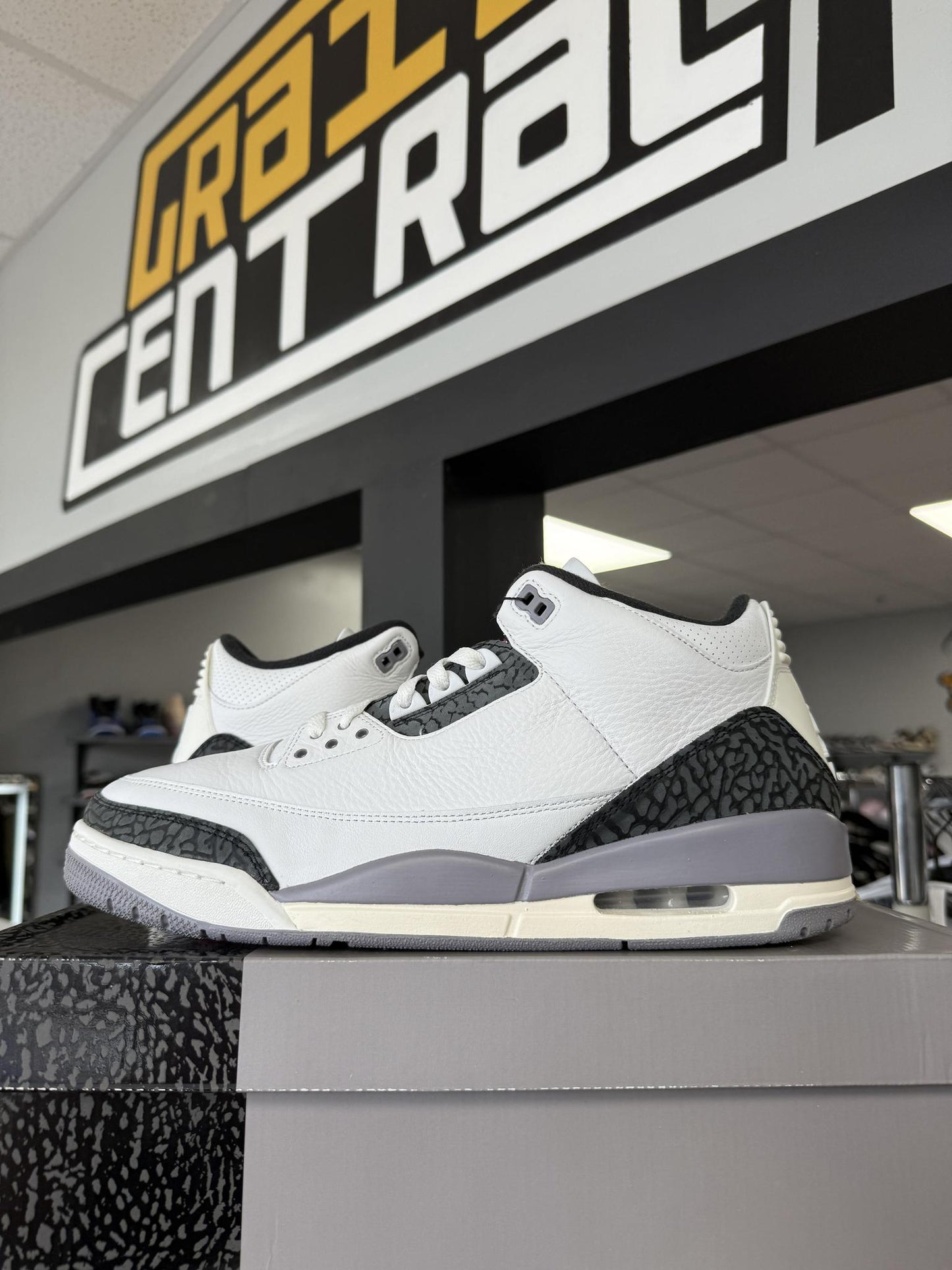 Jordan 3 "Grey Cement" Used Size 13