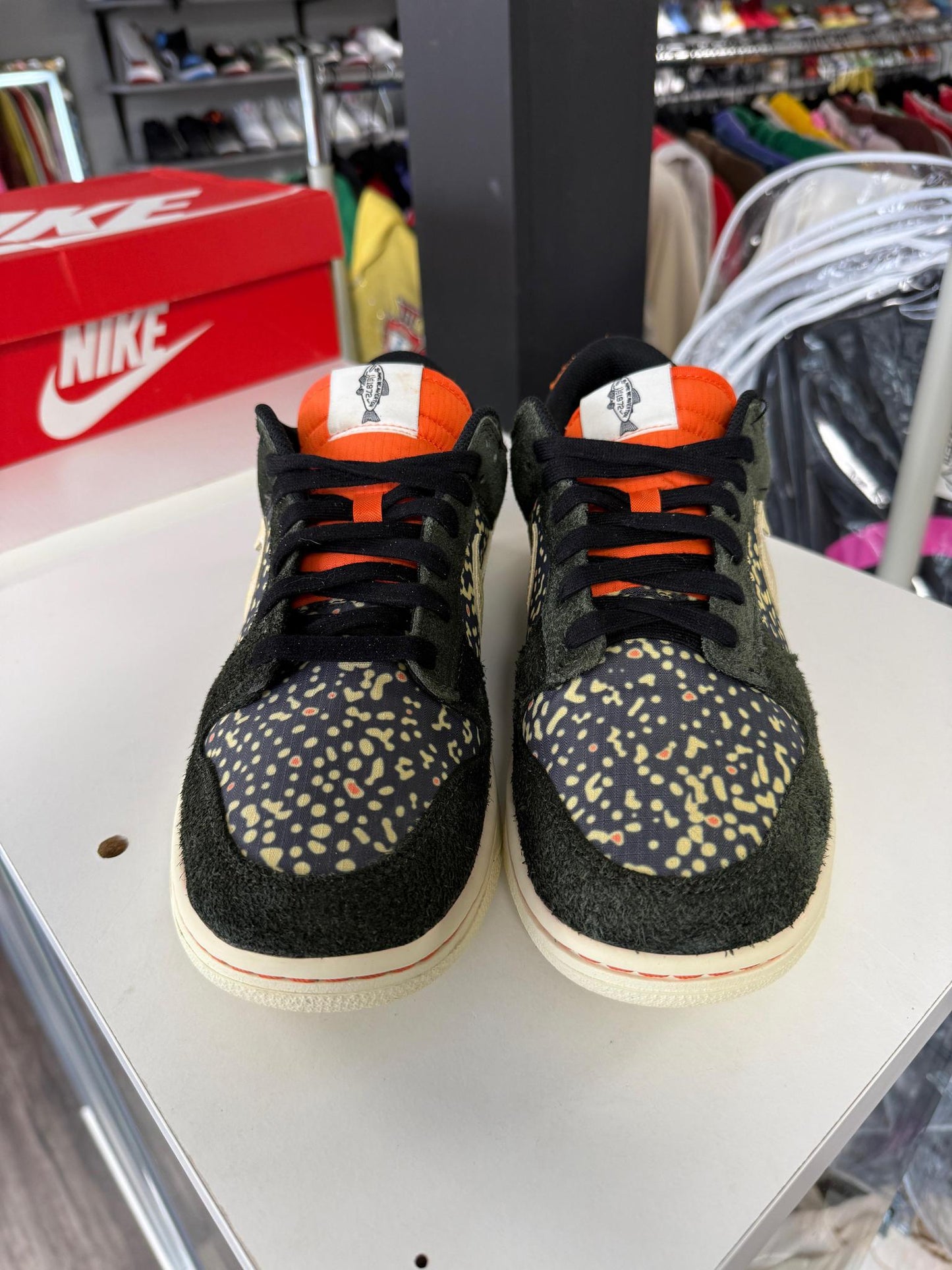 Nike Dunk Low "Gone Fishing" Used Size 10