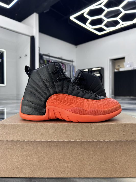 Jordan 12 "Brilliant Orange" Used Size 6Y/7.5W