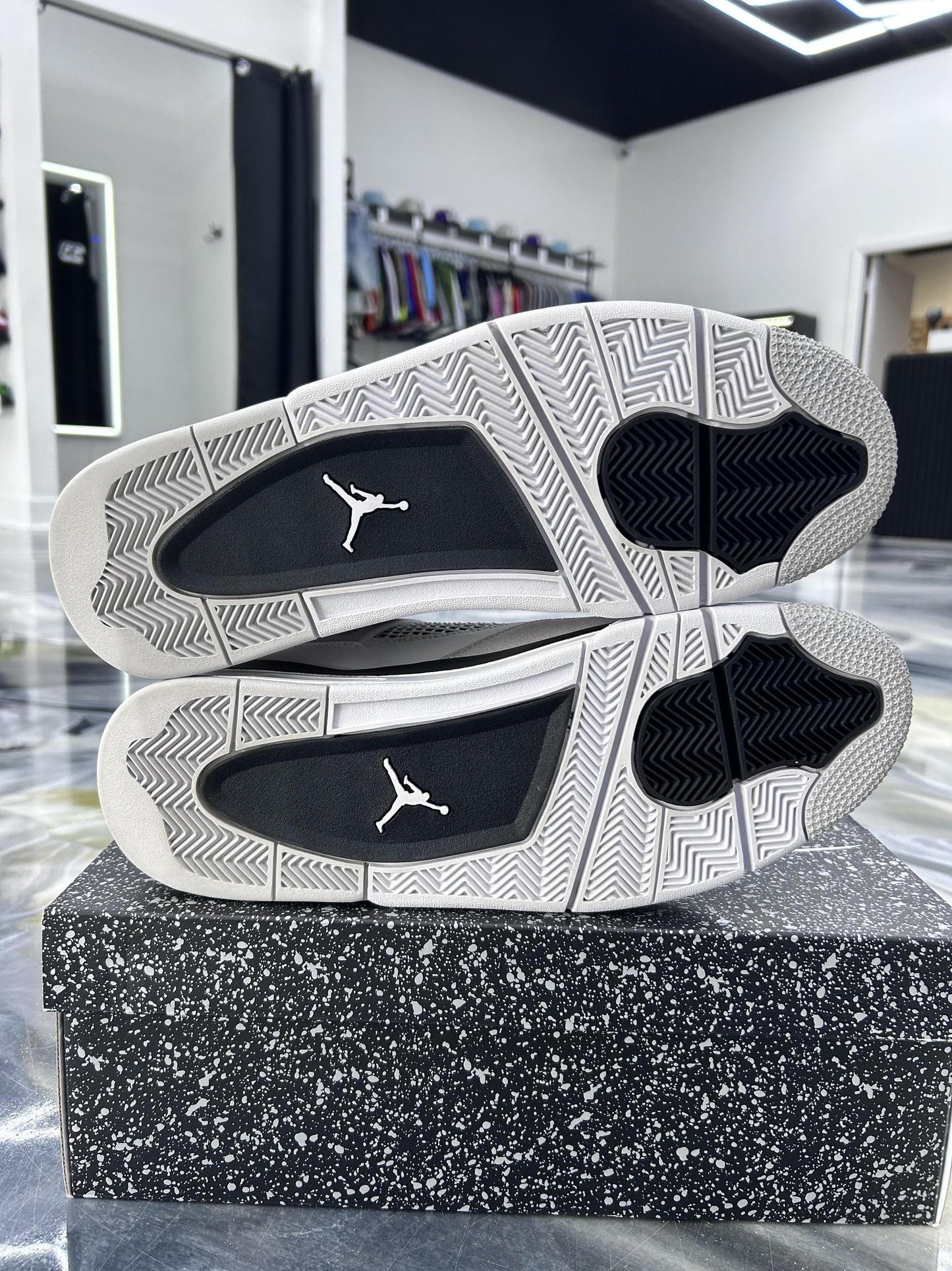 Jordan 4 "Military Black" Used Size 14