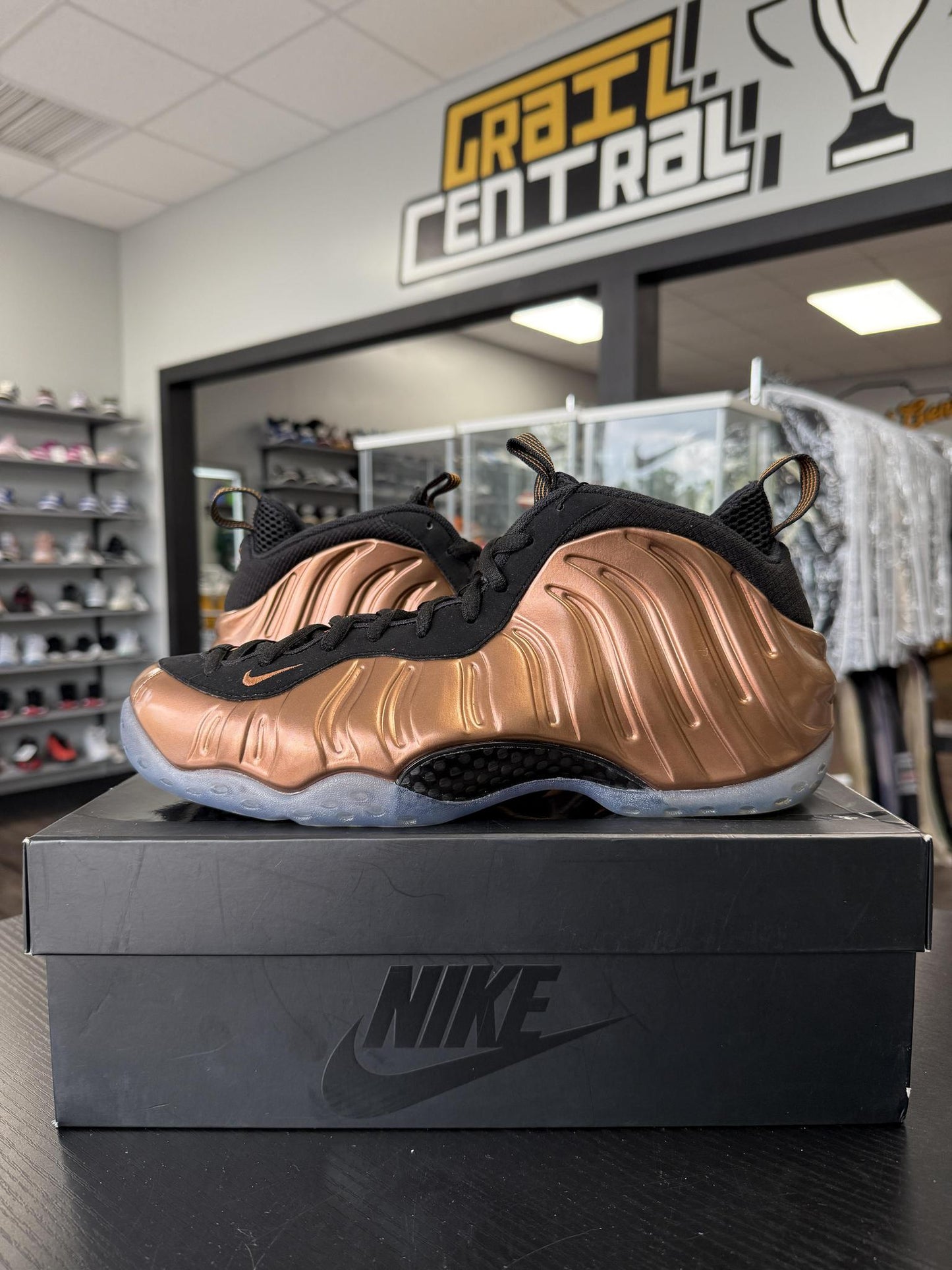Nike Foamposite One "Copper" Used Size 11.5