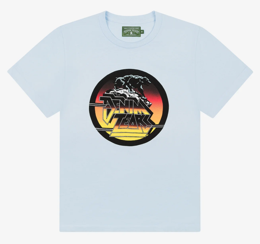 Denim Tears Nightlife Tee "Blue"