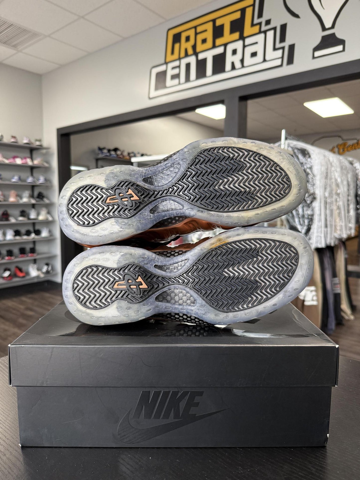Nike Foamposite One "Copper" Used Size 11.5